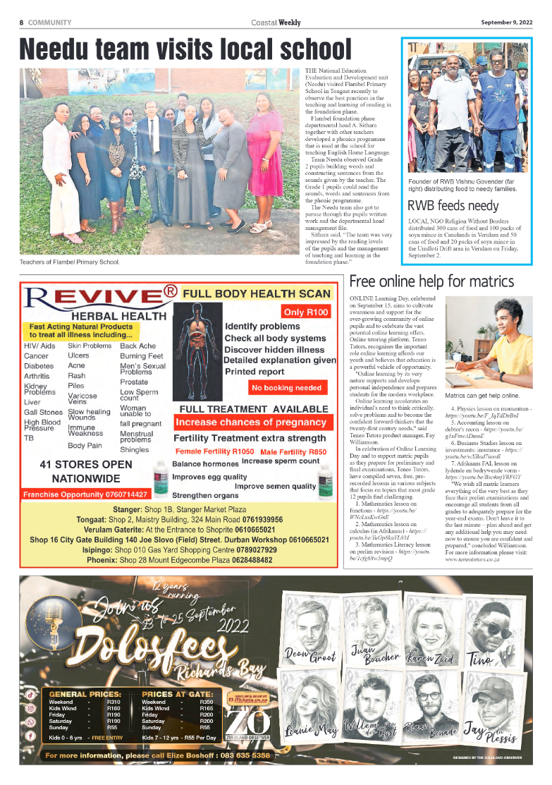 Coastal Weekly 9 September 2022 page 8