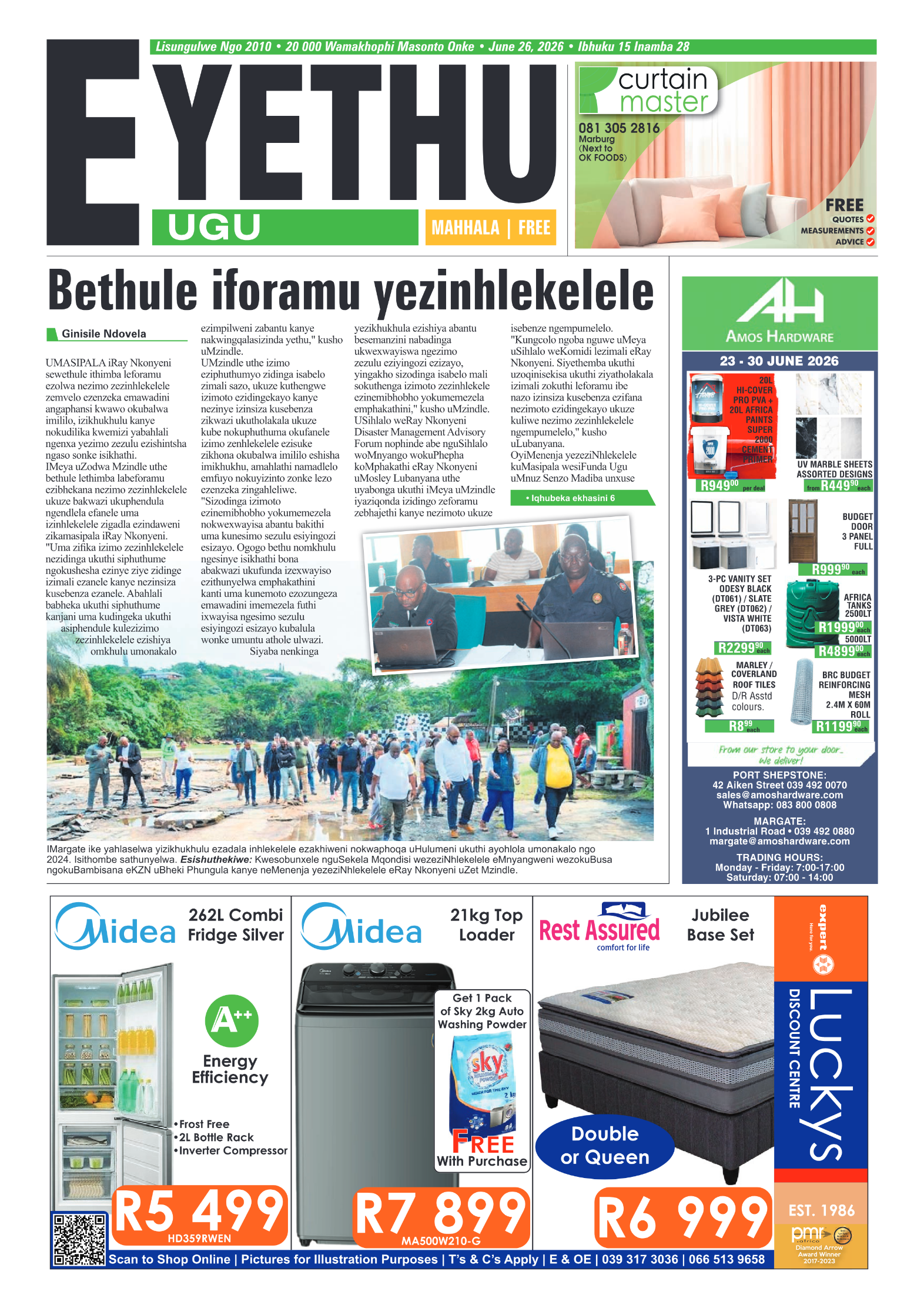 Eyethu 26 June page 1