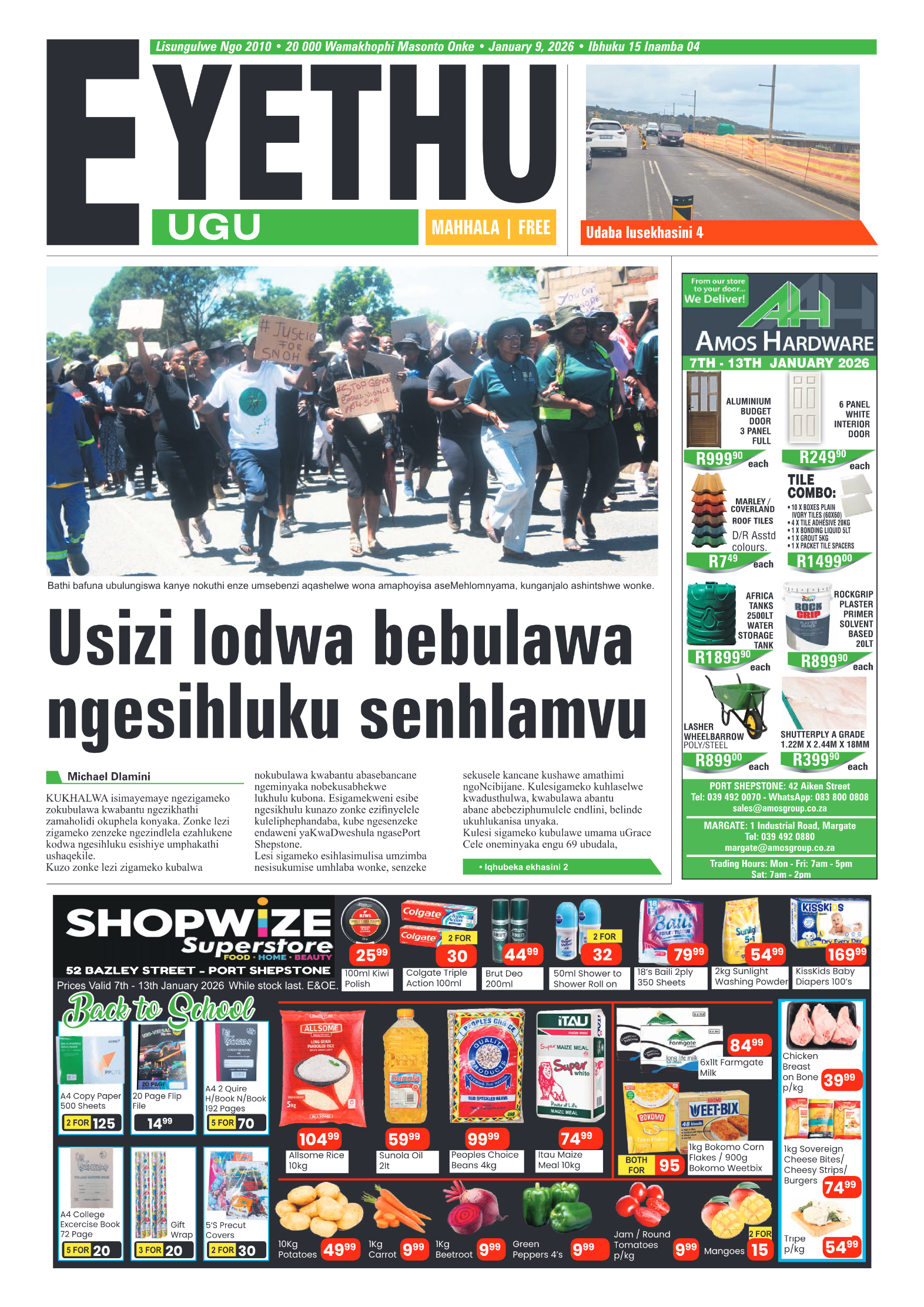 Eyethu 9 Jan page 1