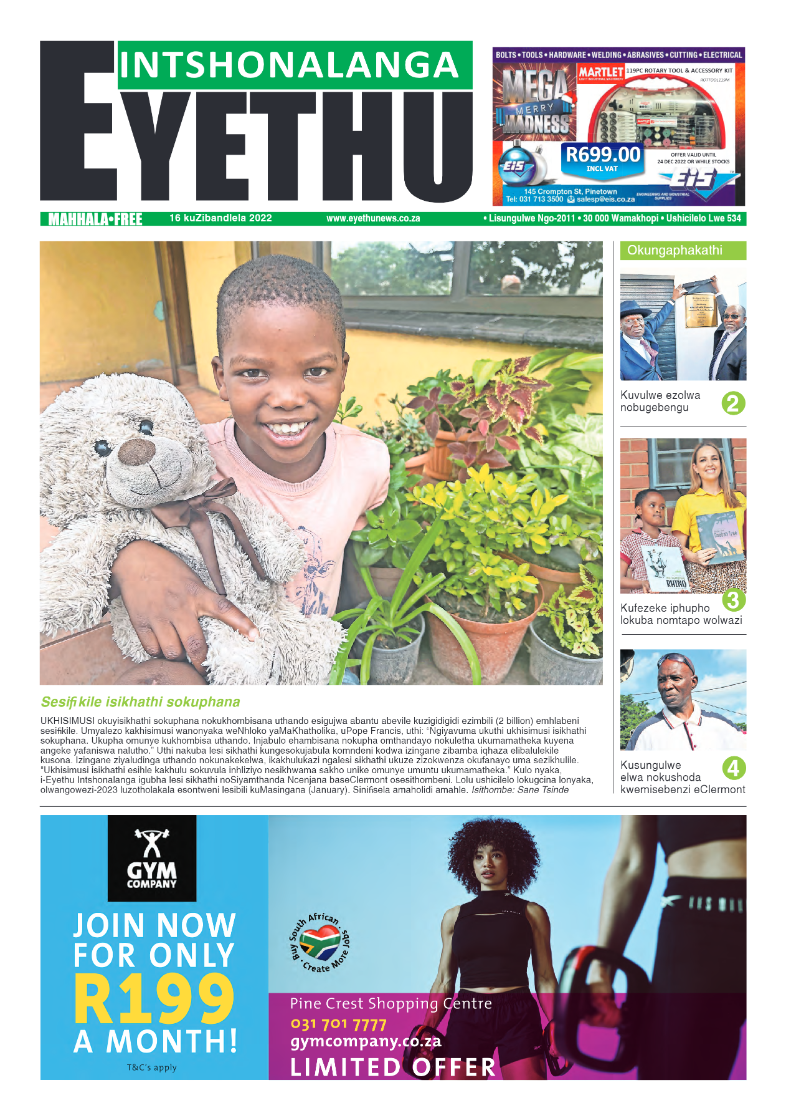 Eyethu Intshonalanga 16 December 2022 page 1