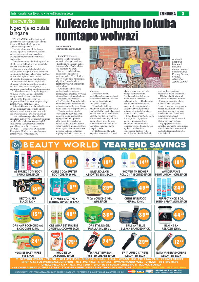 Eyethu Intshonalanga 16 December 2022 page 3