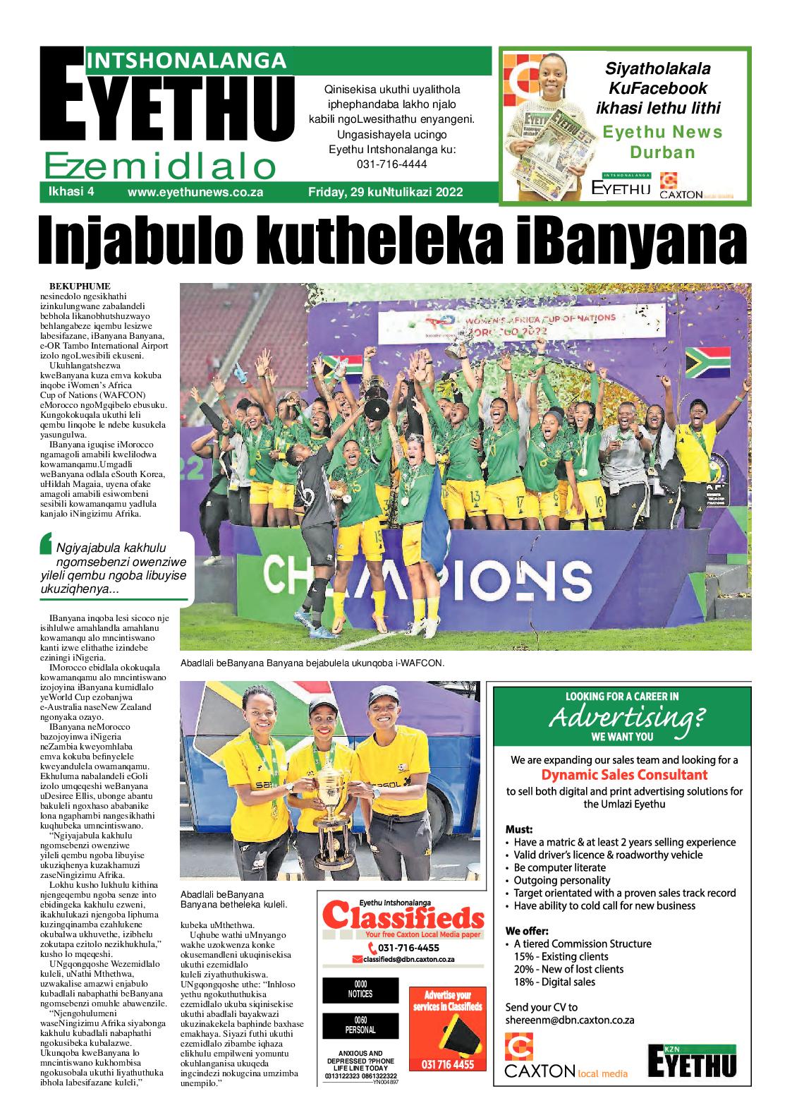 Eyethu Intshonalanga 29 July 2022 page 4