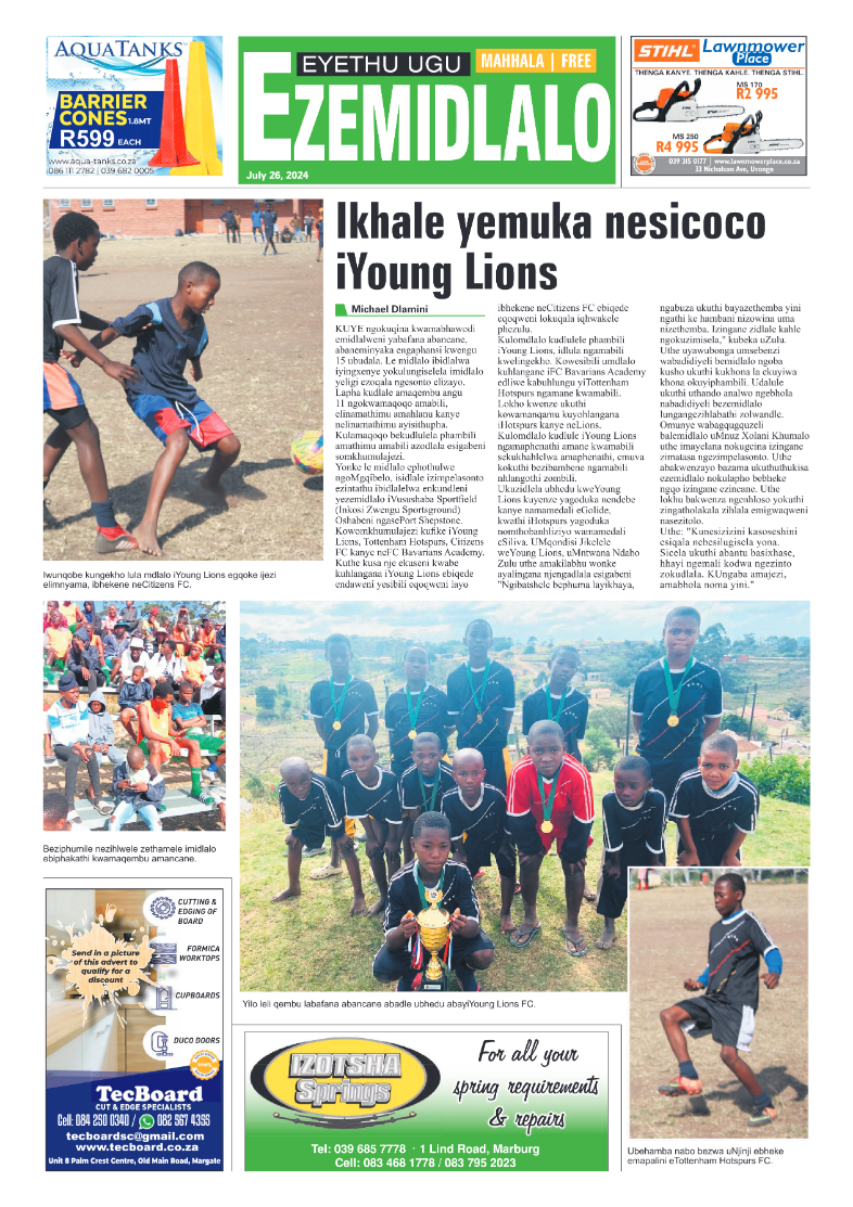 Eyethu Ugu 26 July page 16