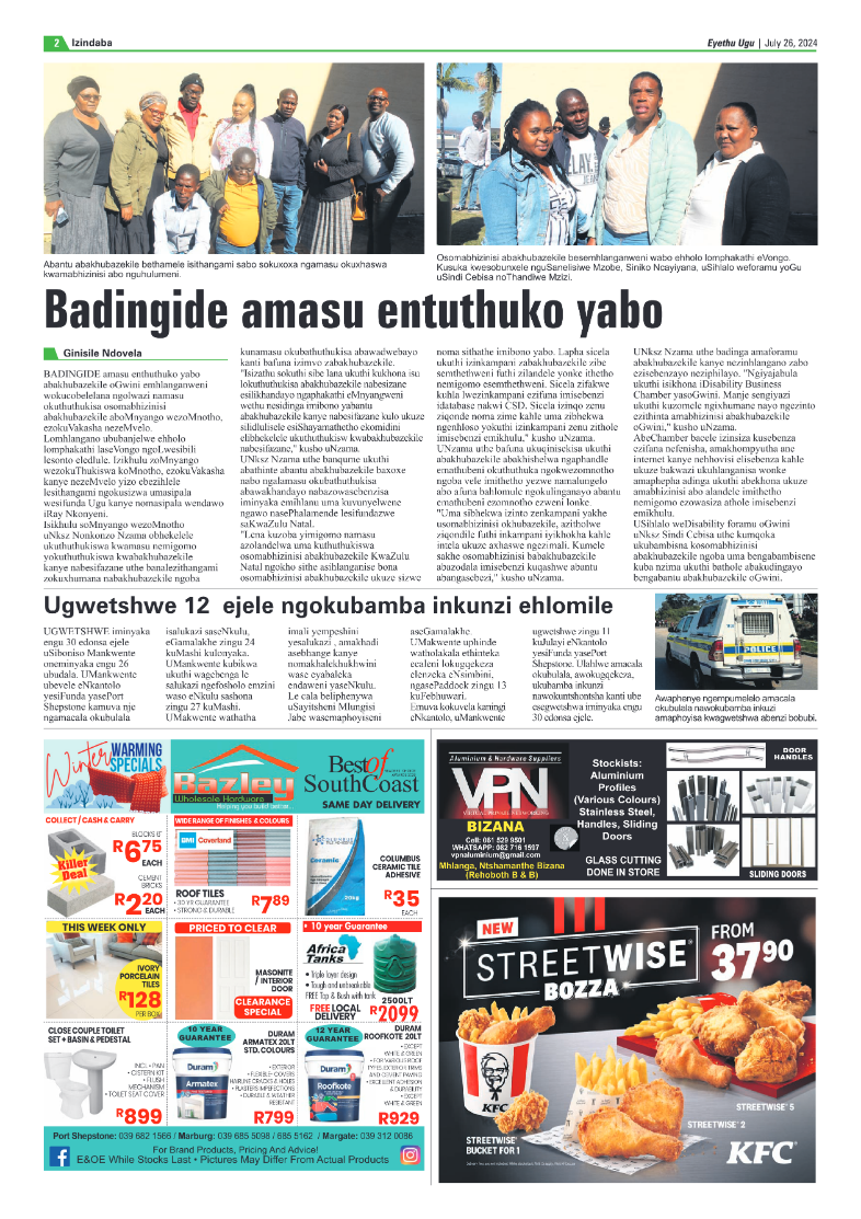 Eyethu Ugu 26 July page 2