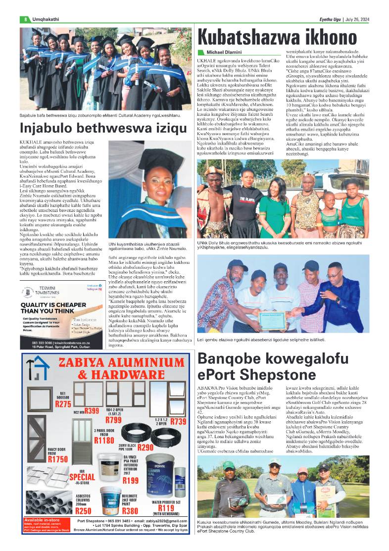 Eyethu Ugu 26 July page 8