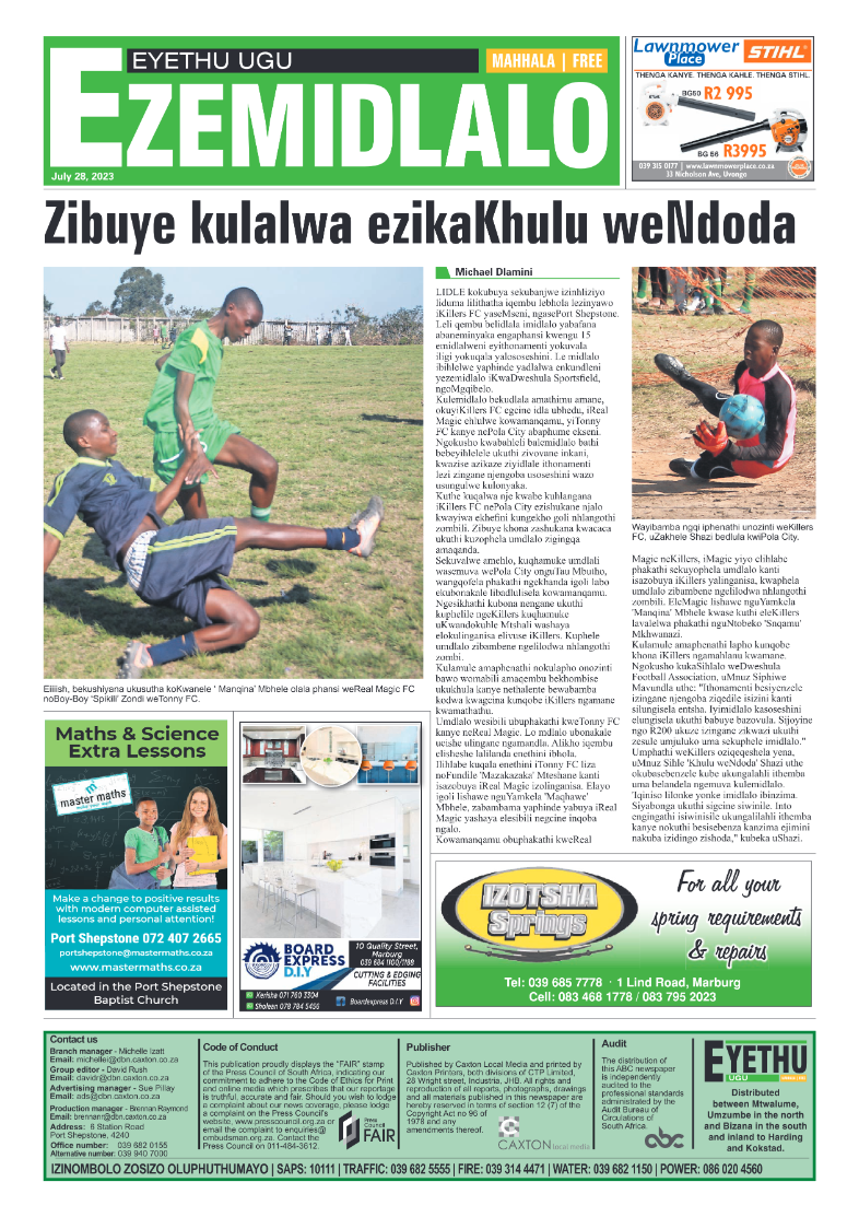Eyethu Ugu 28 July page 16