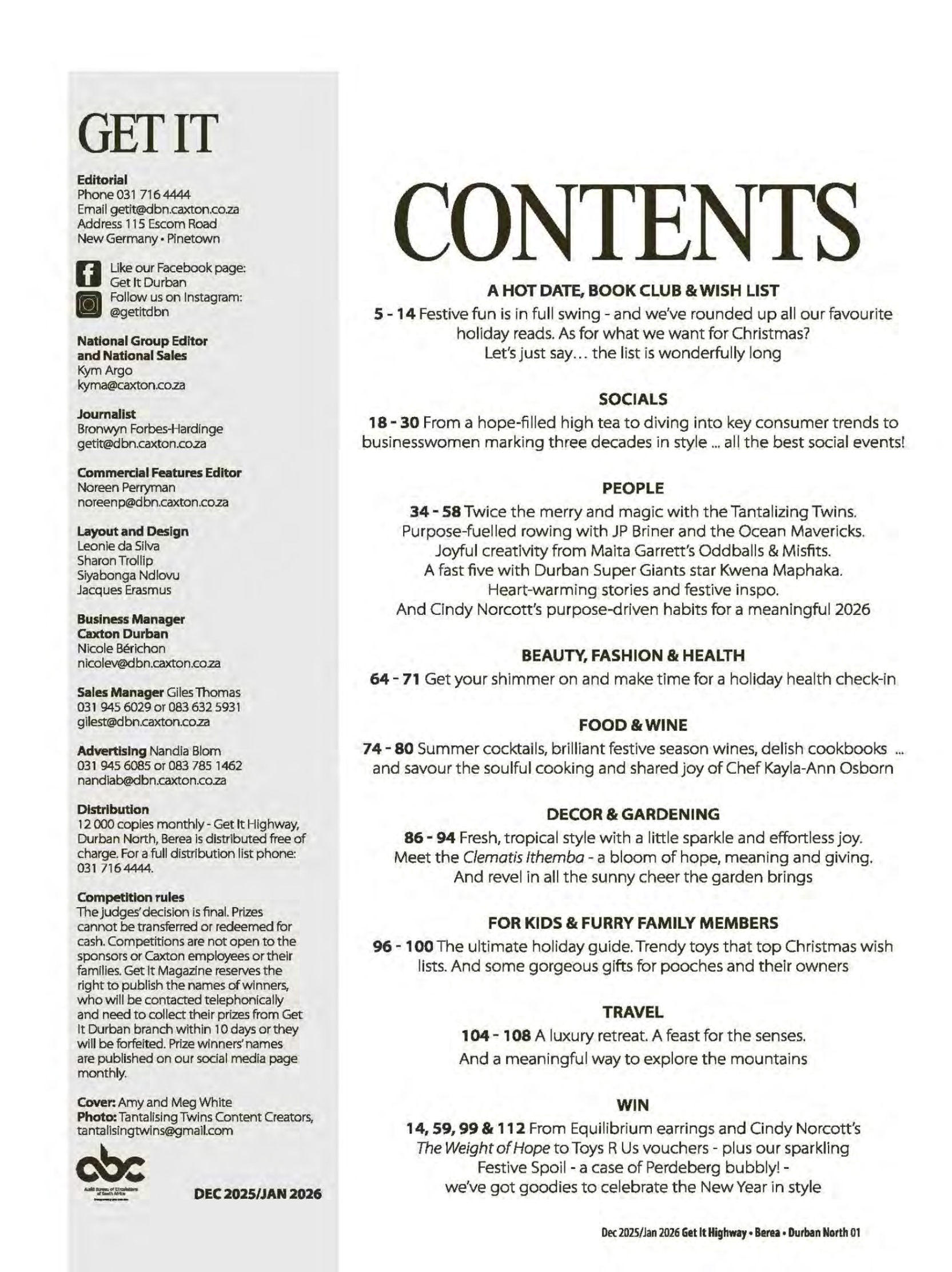 Get It Durban December 2025 page 3