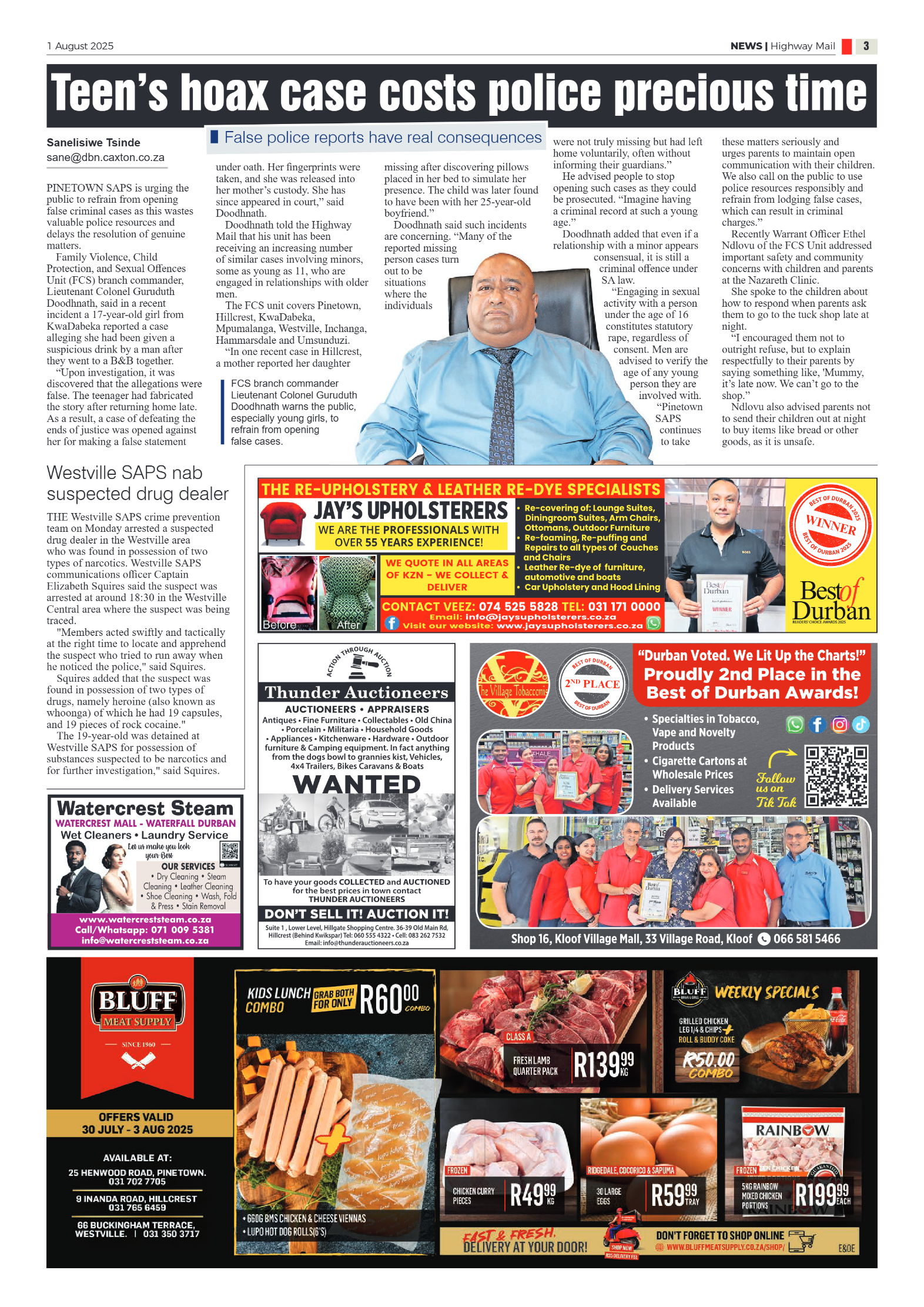 Highway Mail 01 August 2025 page 3