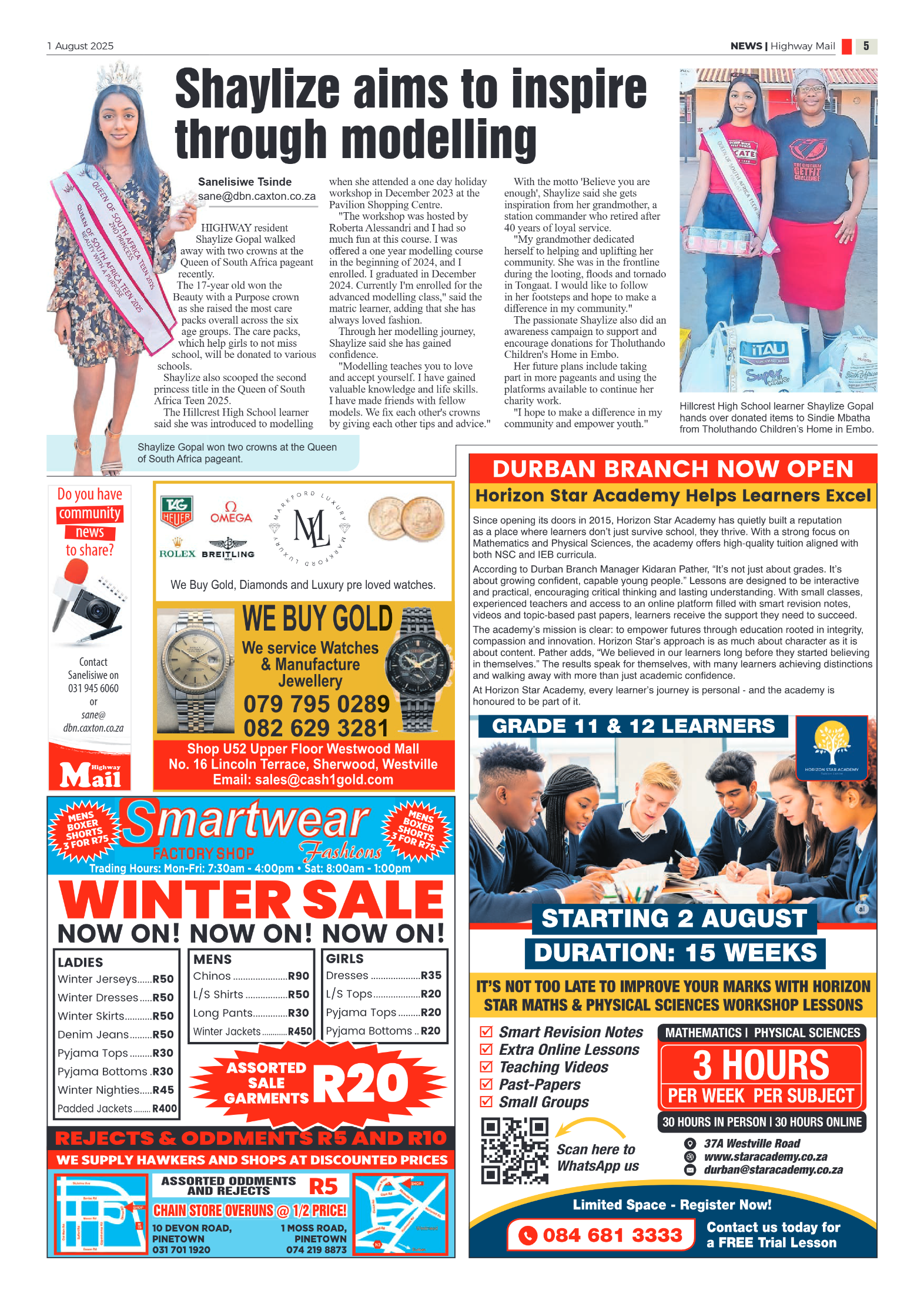 Highway Mail 01 August 2025 page 5