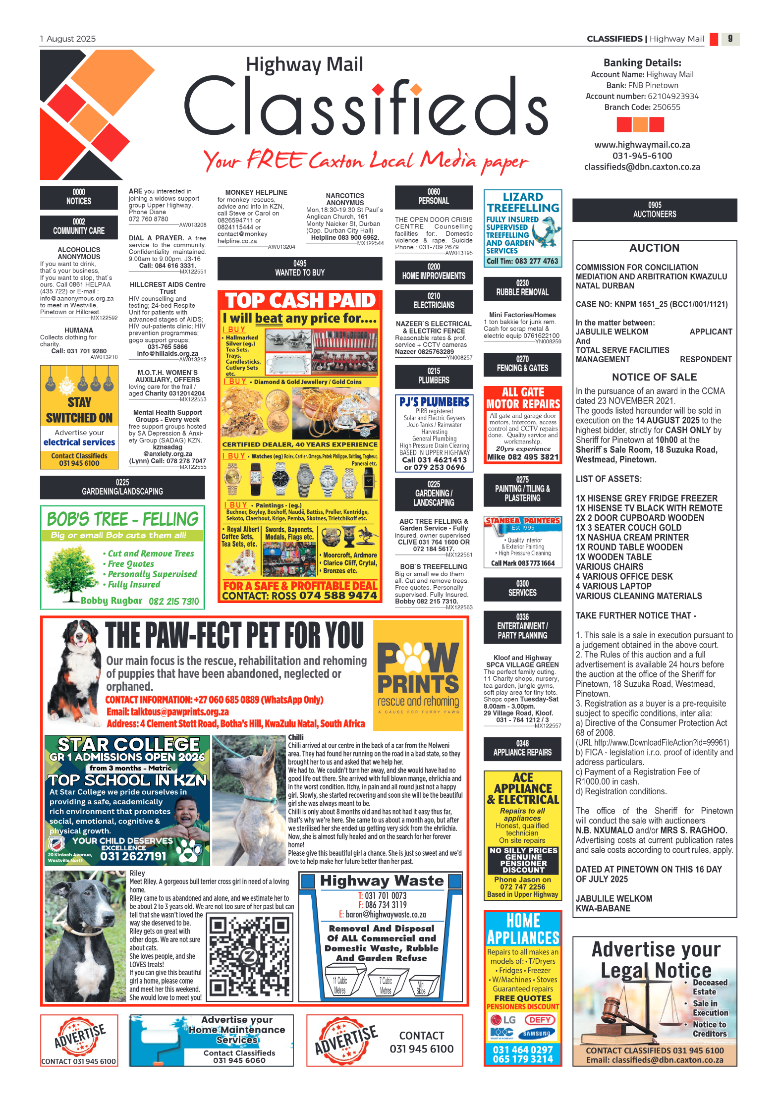 Highway Mail 01 August 2025 page 9