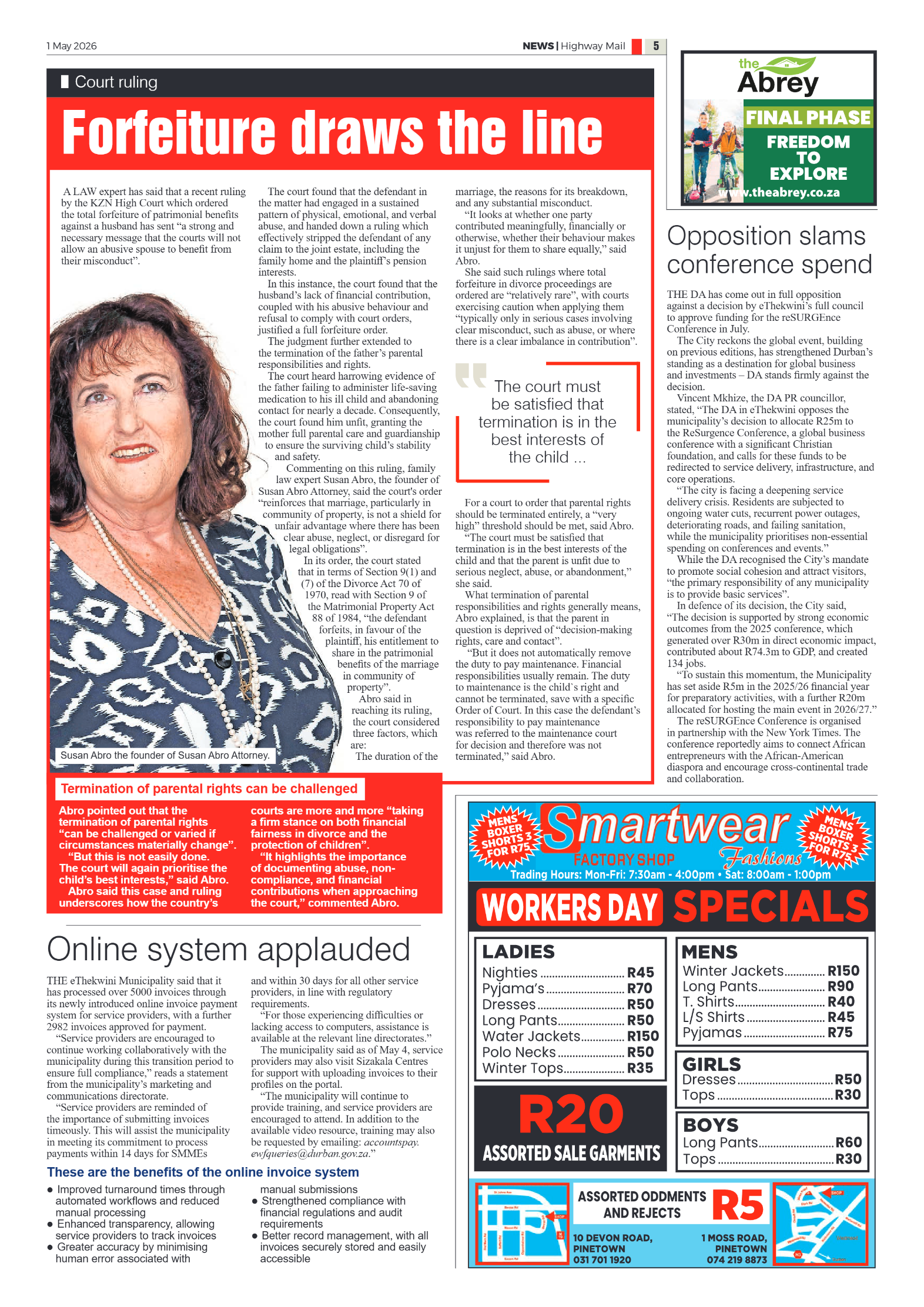Highway Mail 01 May 2026 page 5
