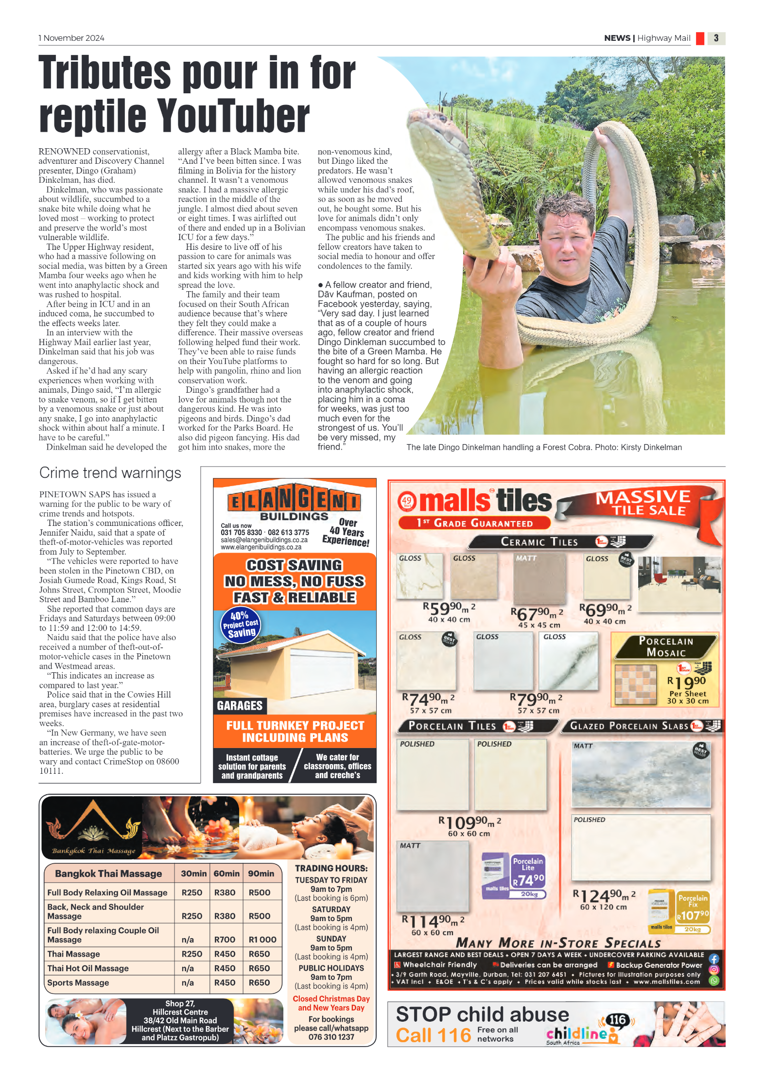 Highway Mail 01 November 2024 page 3
