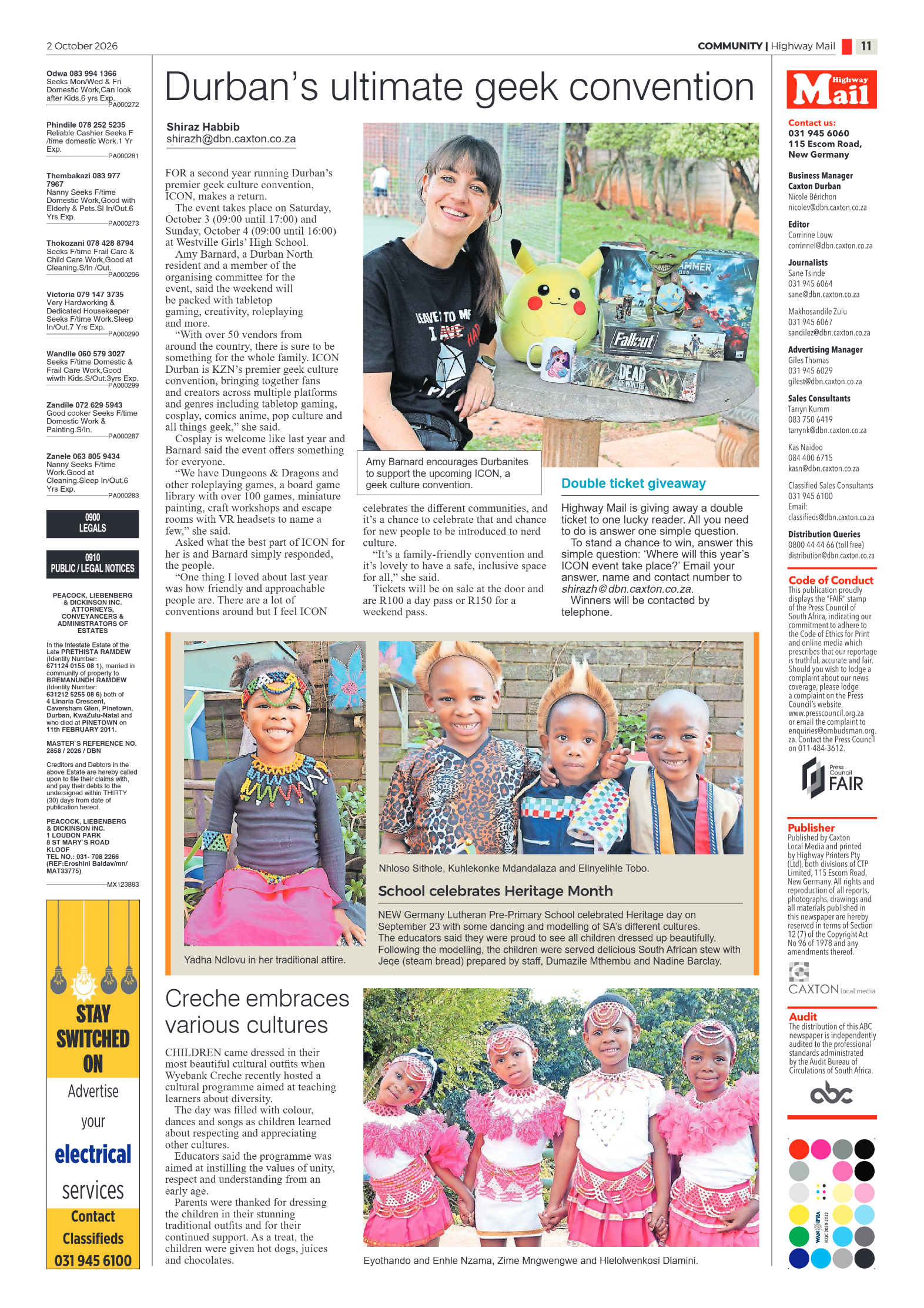 Highway Mail 02 October 2026 page 11