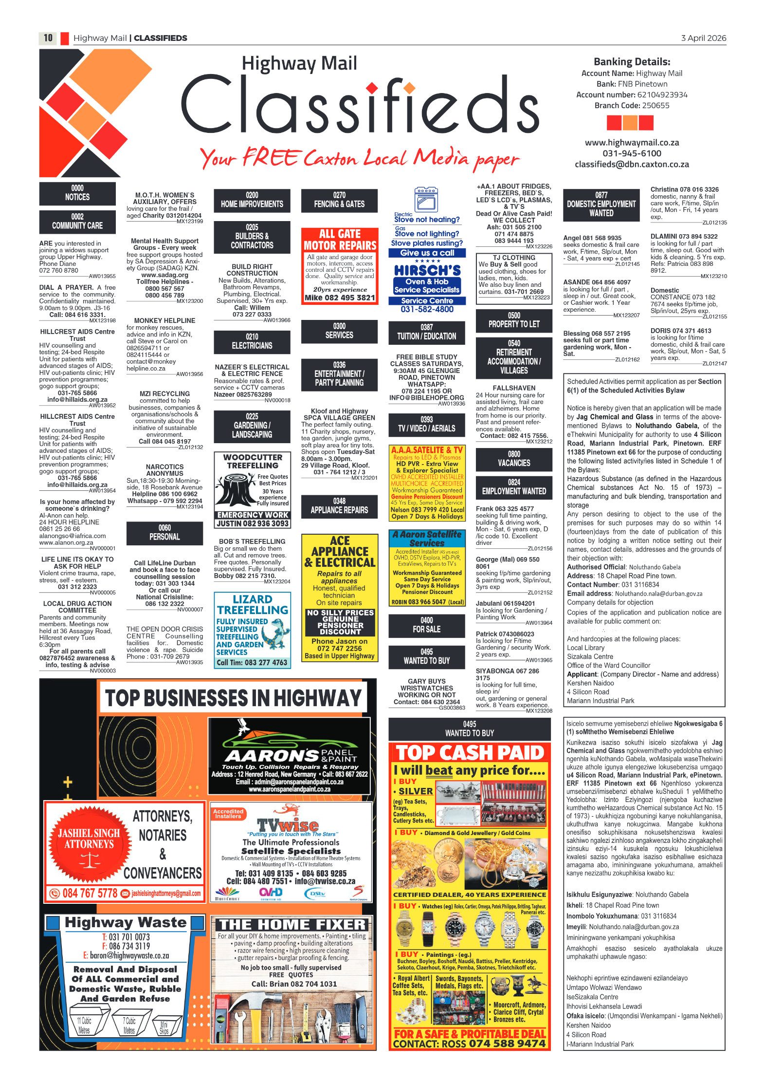 Highway Mail 03 April 2026 page 10