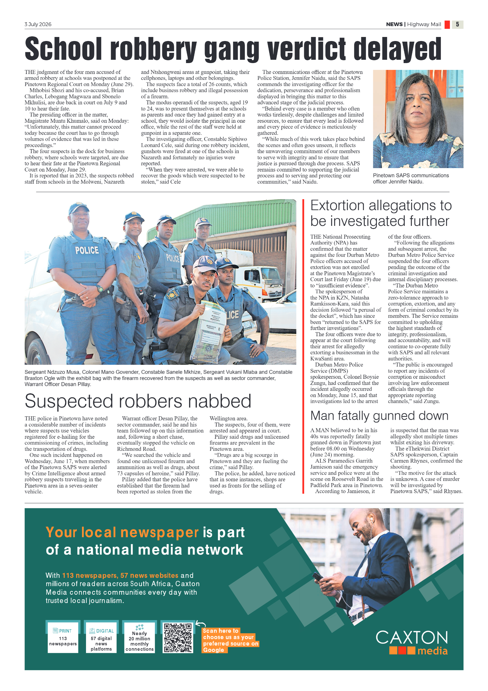 Highway Mail 03 July 2026 page 5