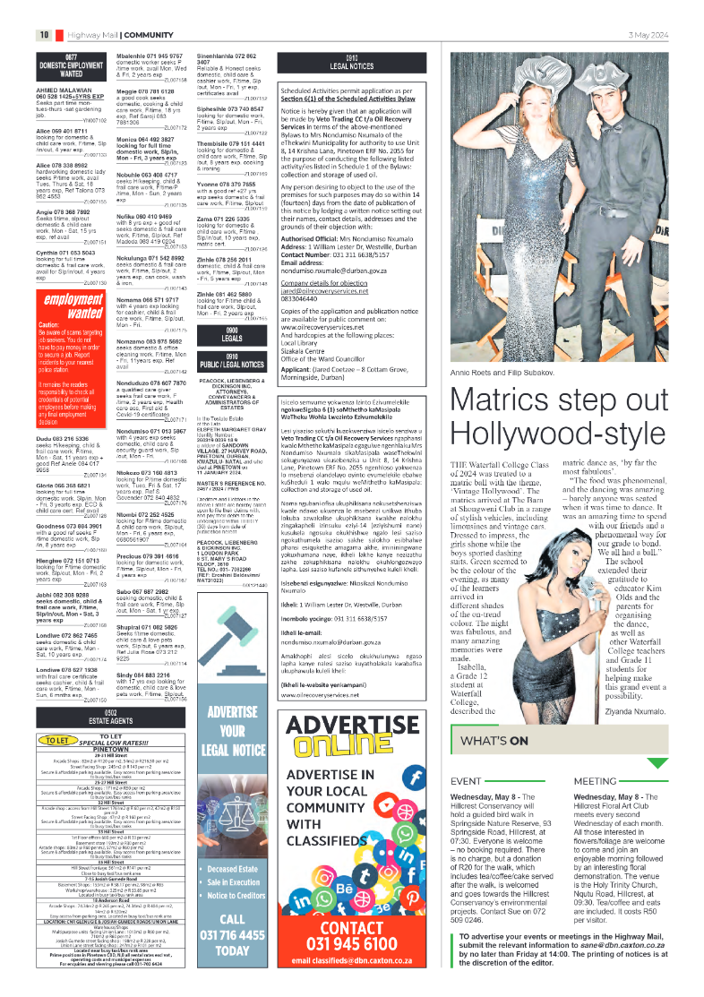 Highway Mail 03 May 2024 page 10
