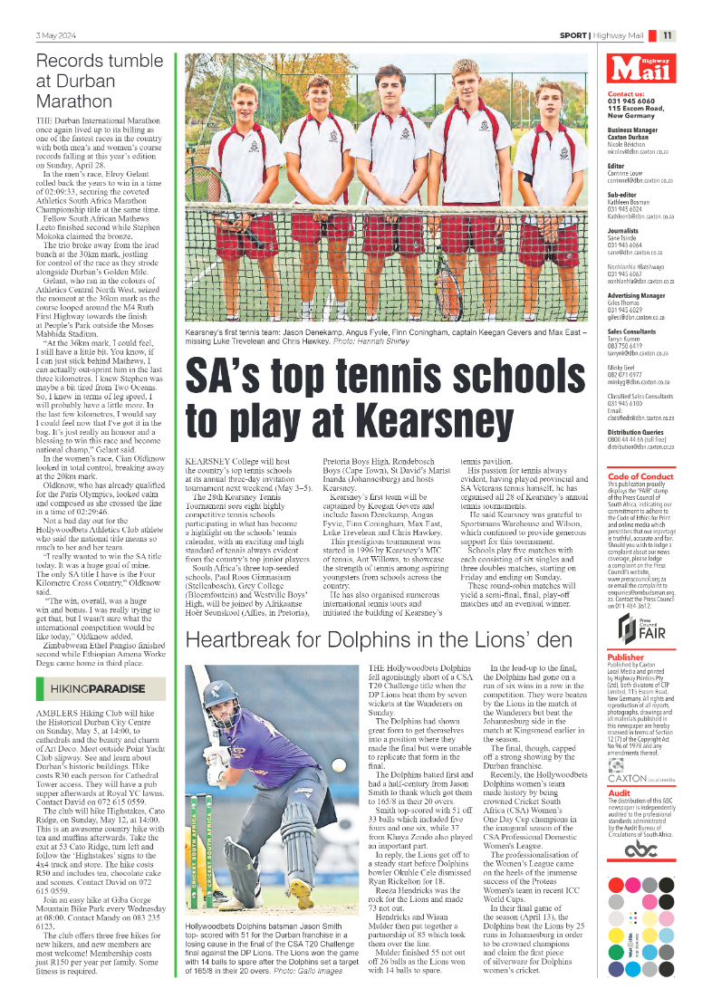 Highway Mail 03 May 2024 page 11