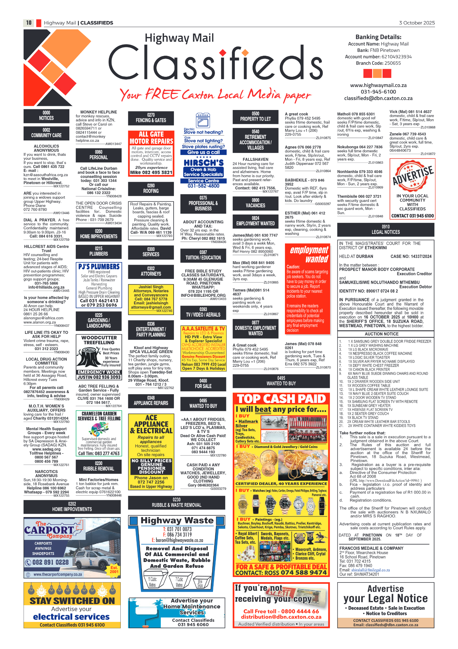 Highway Mail 03 October 2025 page 10