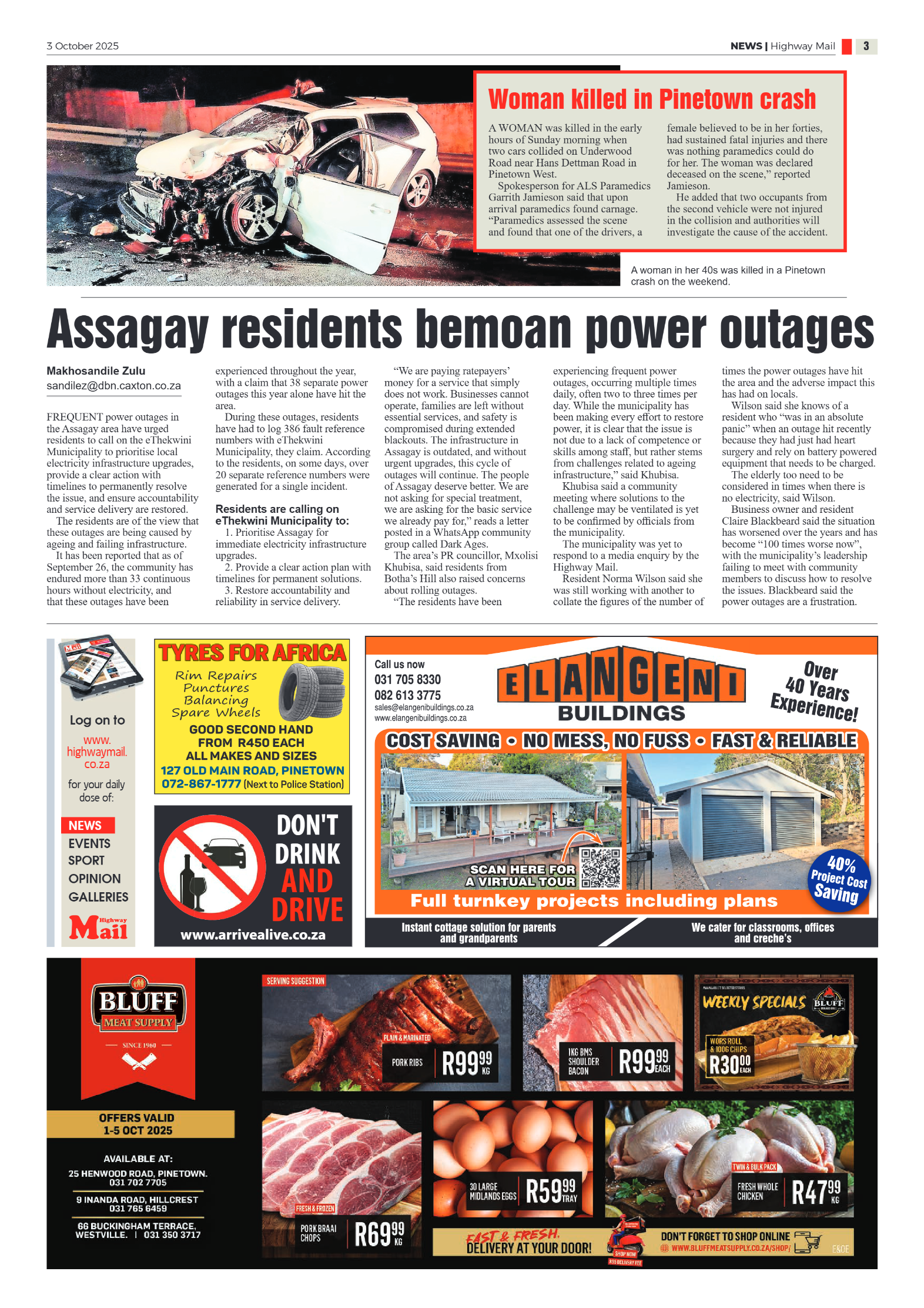 Highway Mail 03 October 2025 page 3
