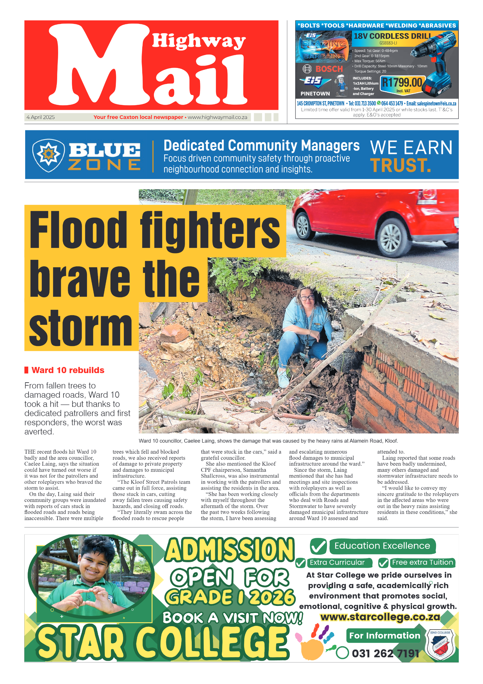 Highway Mail 04 April 2025 page 1