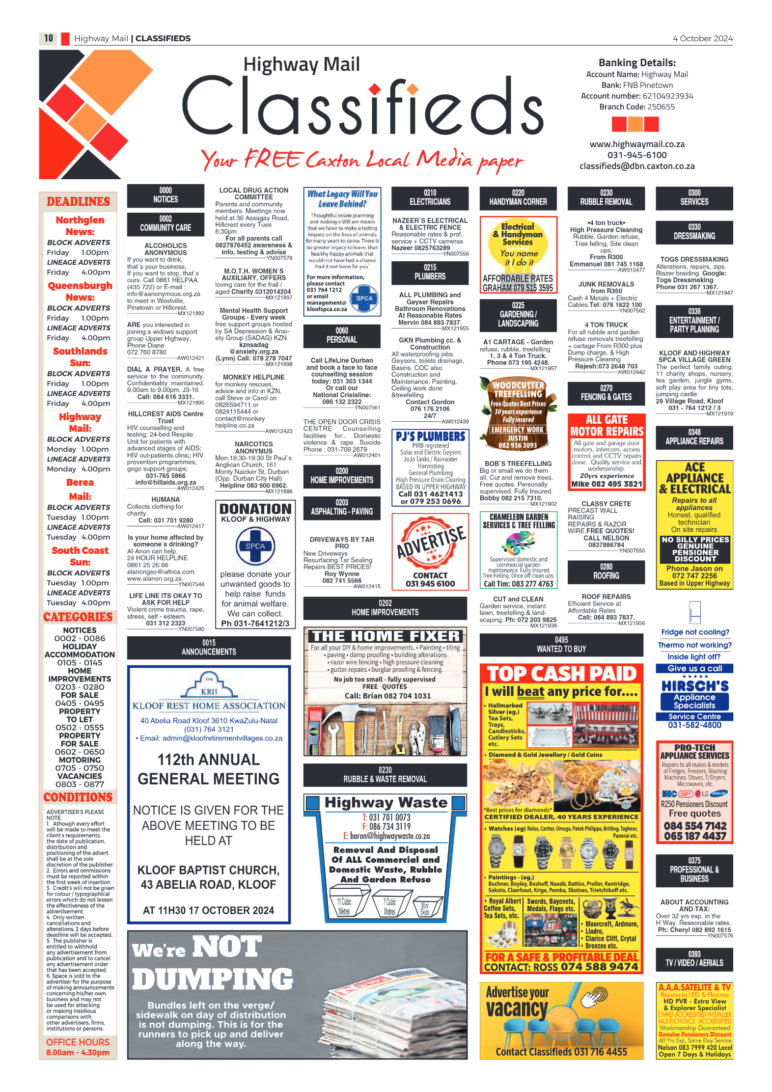 Highway Mail 04 October 2024 page 10
