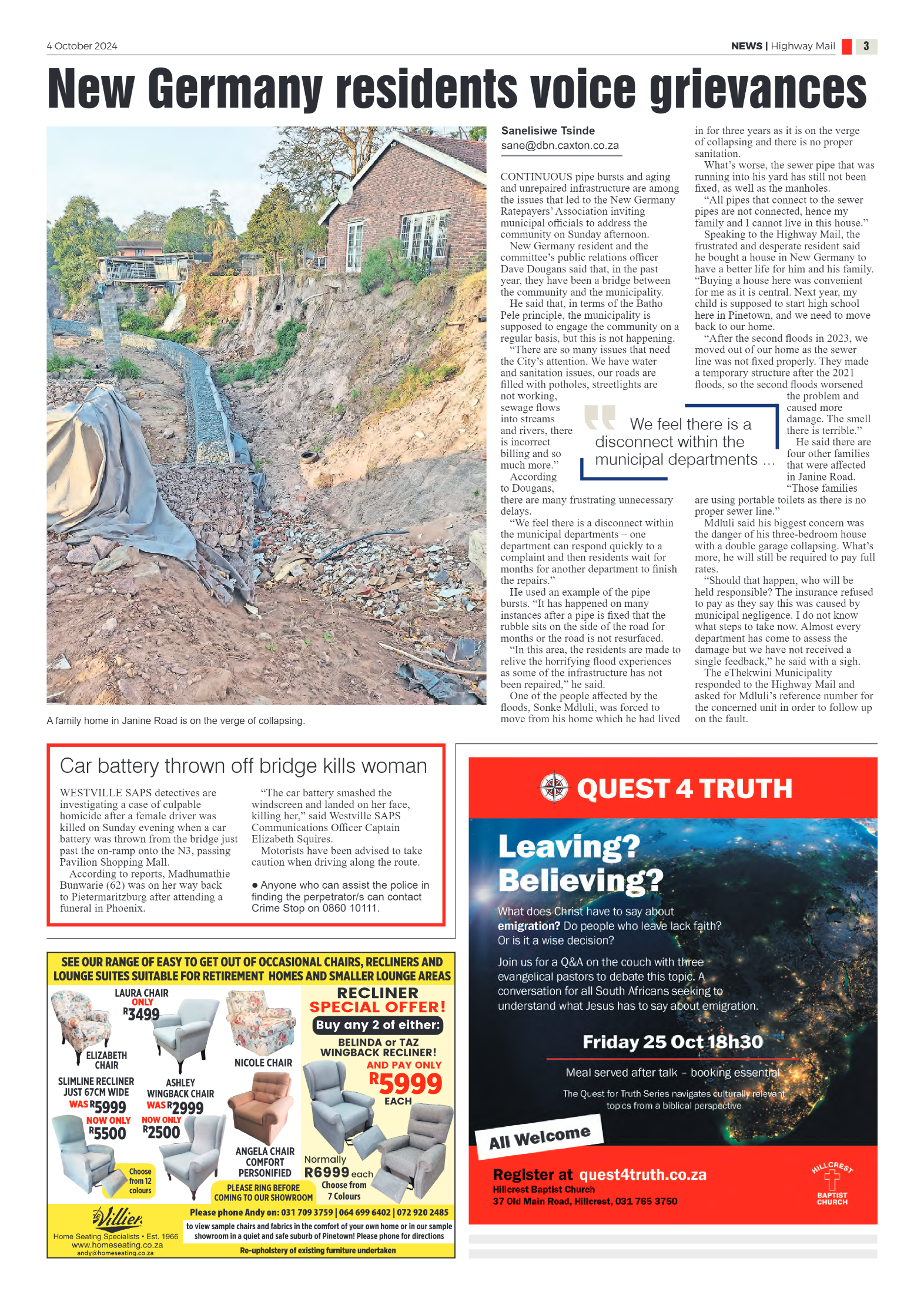 Highway Mail 04 October 2024 page 3