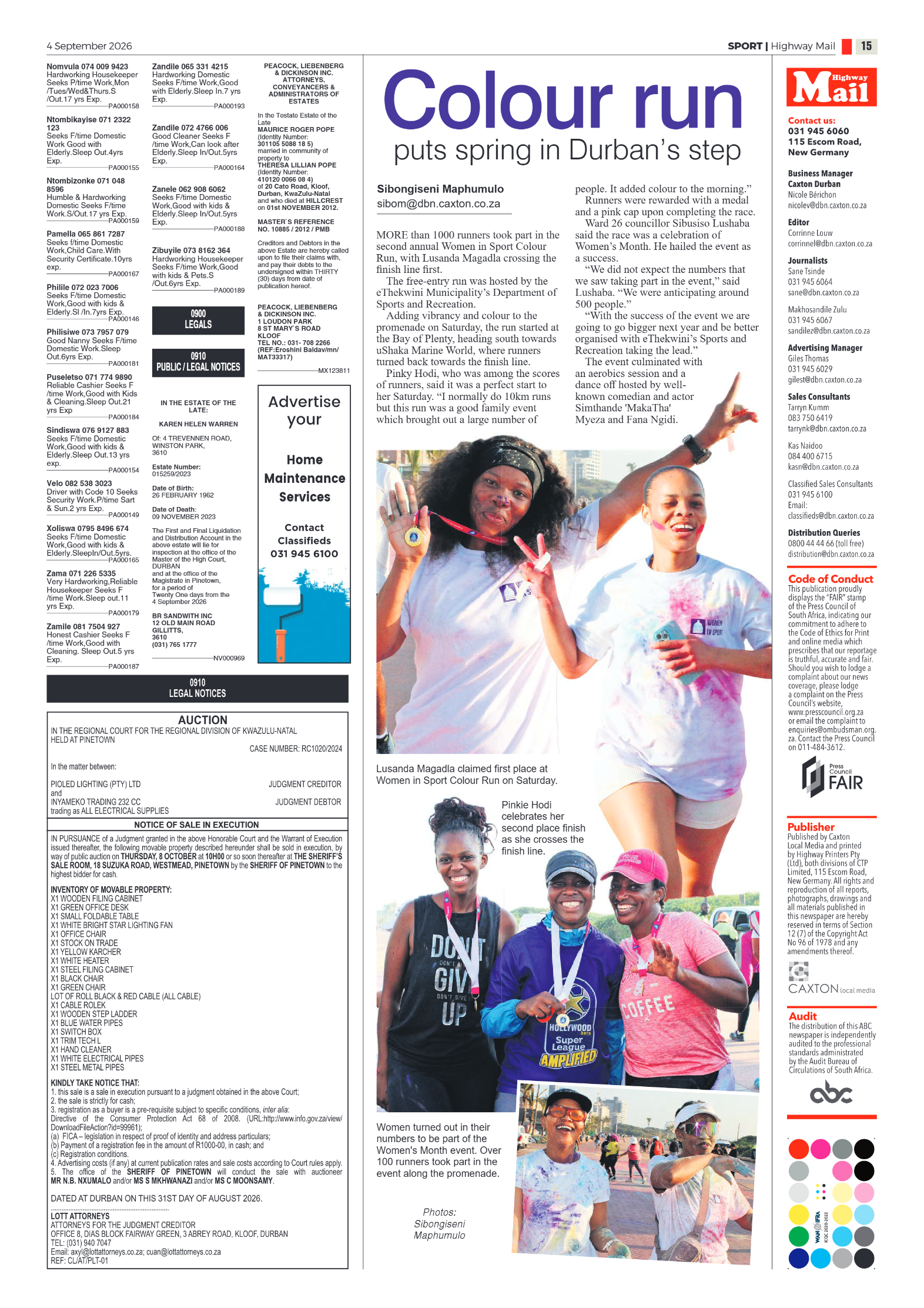 Highway Mail 04 September 2026 page 14