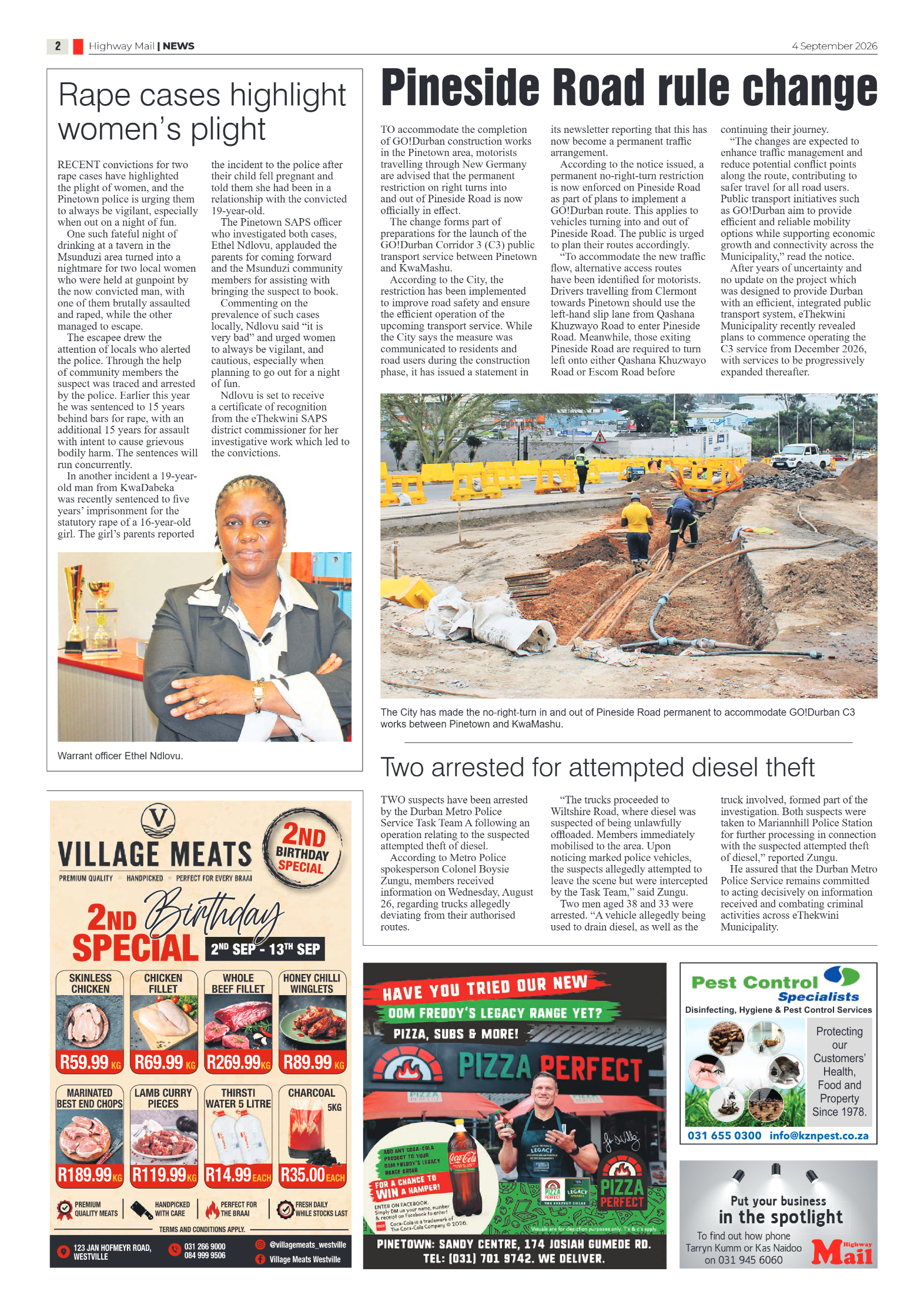 Highway Mail 04 September 2026 page 2