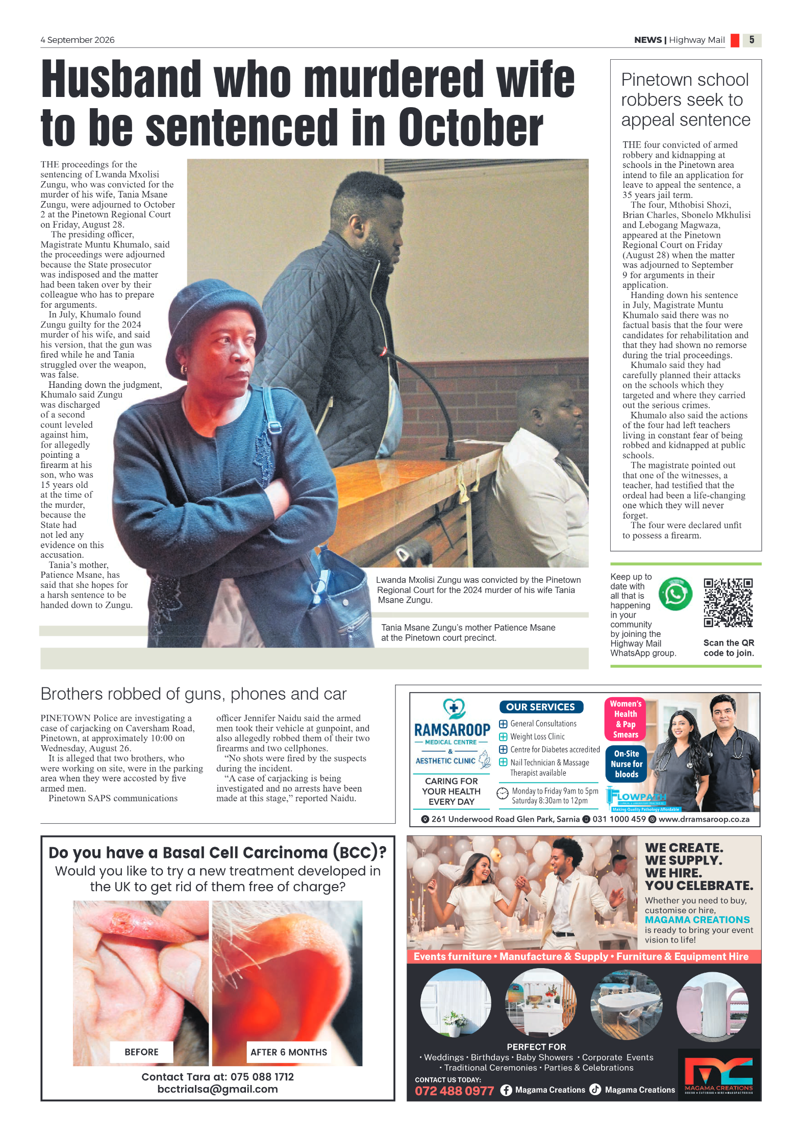 Highway Mail 04 September 2026 page 5