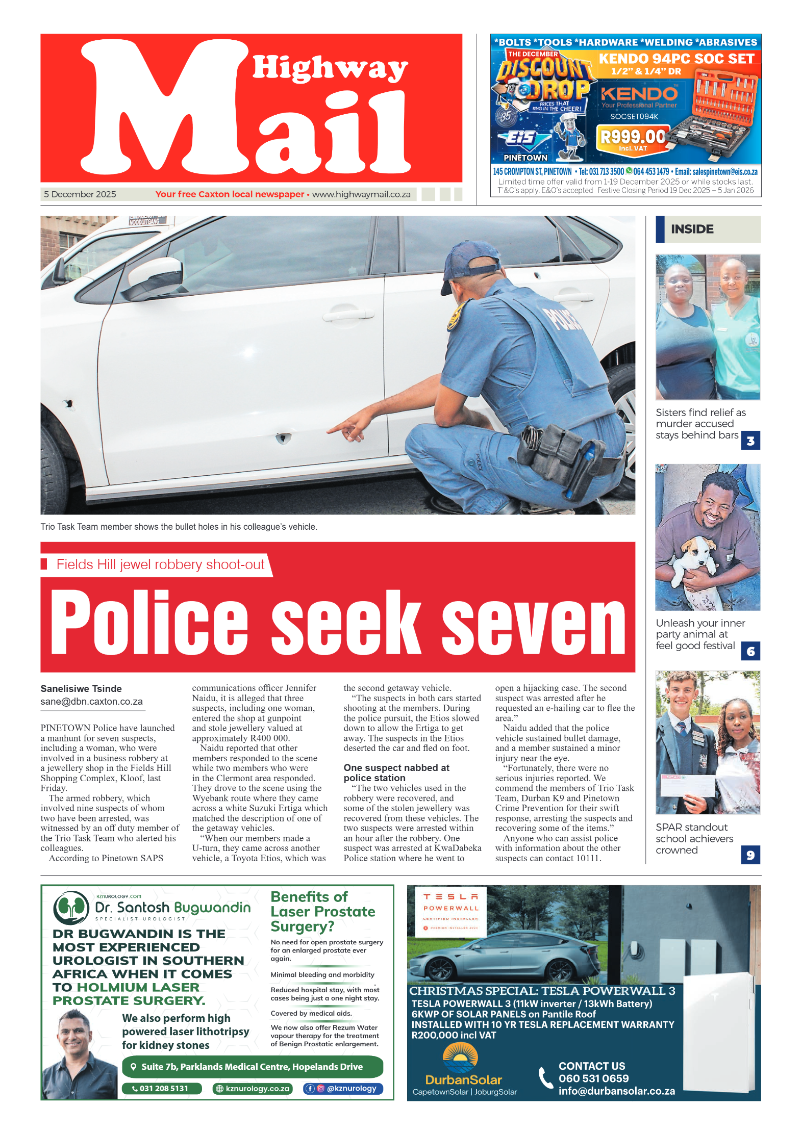 Highway Mail 05 December 2025 page 1