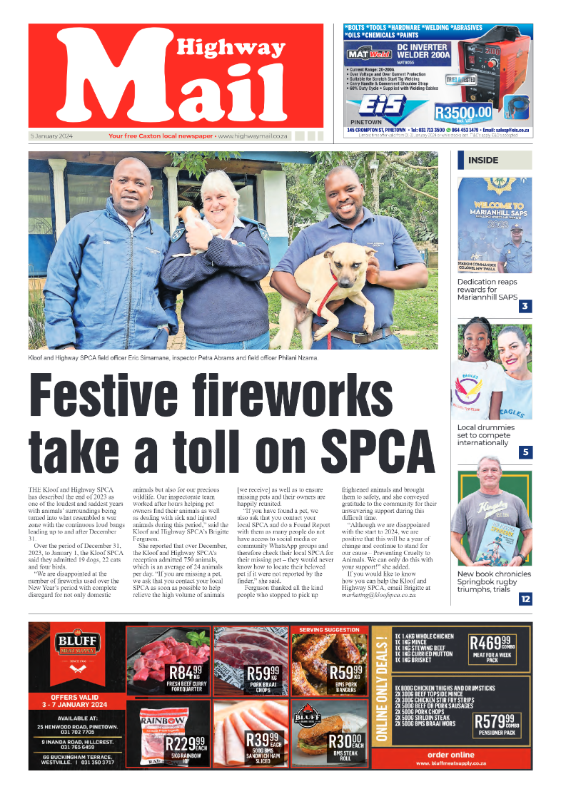 Highway Mail 5 January 2024 page 1