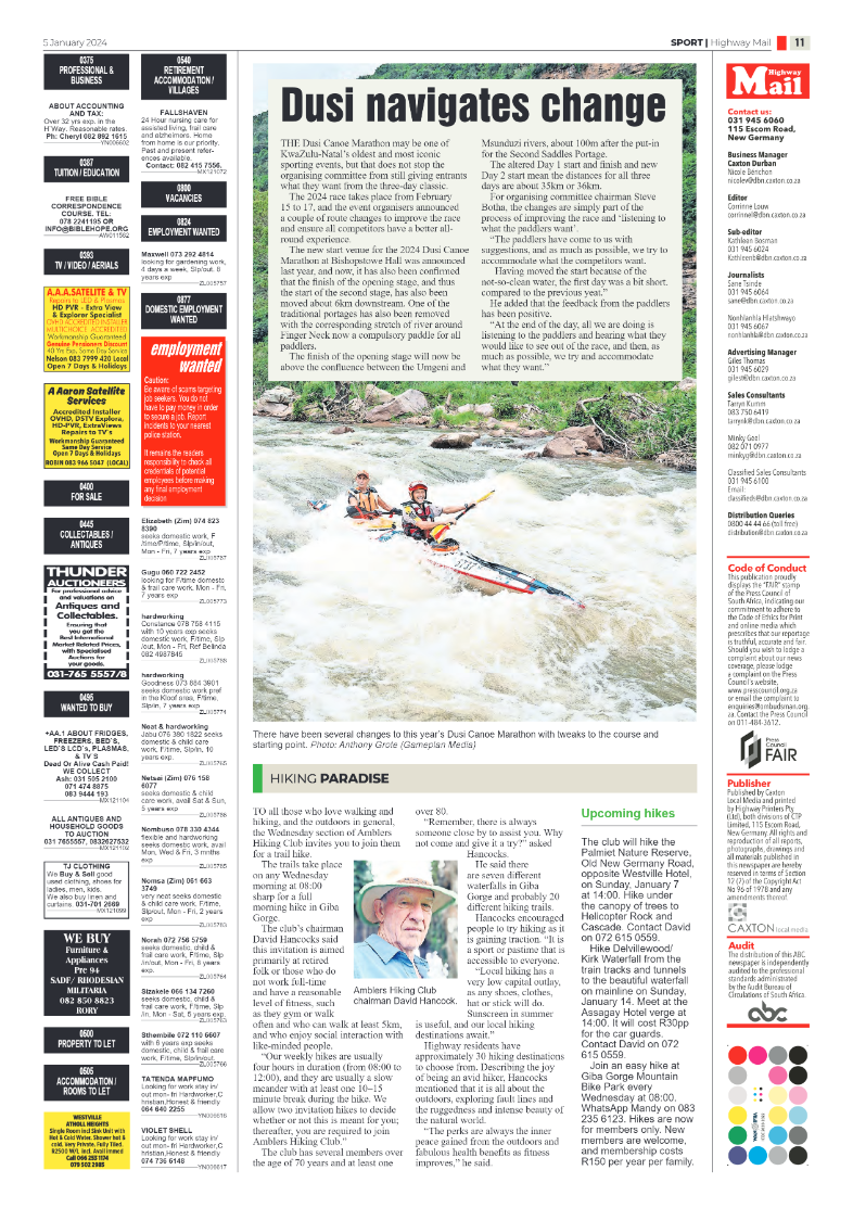 Highway Mail 5 January 2024 page 11
