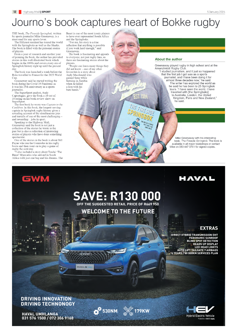 Highway Mail 5 January 2024 page 12