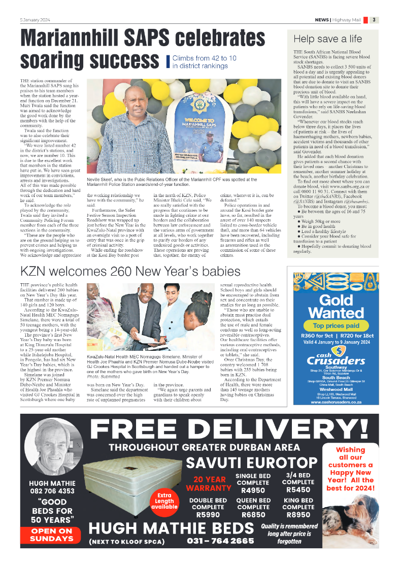 Highway Mail 5 January 2024 page 3