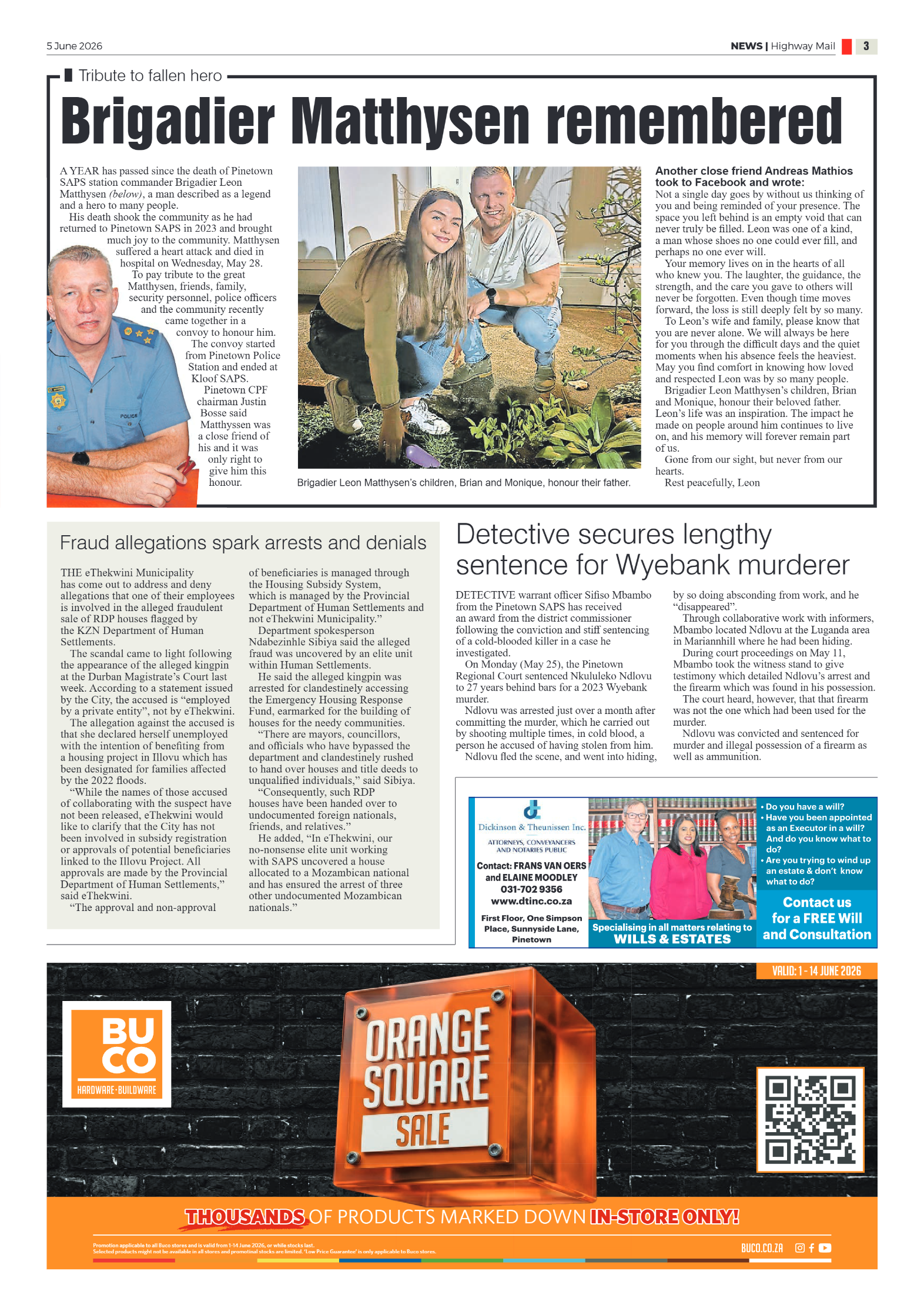 Highway Mail 05 June 2026 page 3
