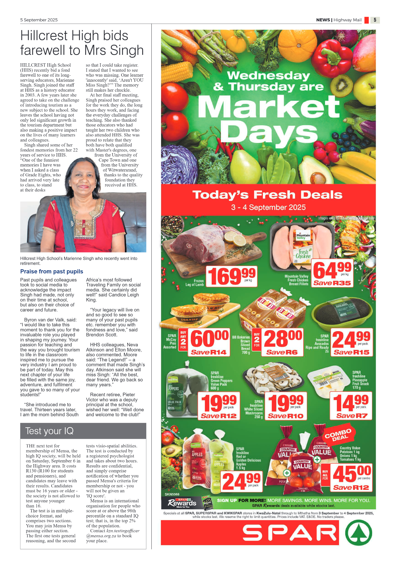 Highway Mail 05 September 2025 page 5