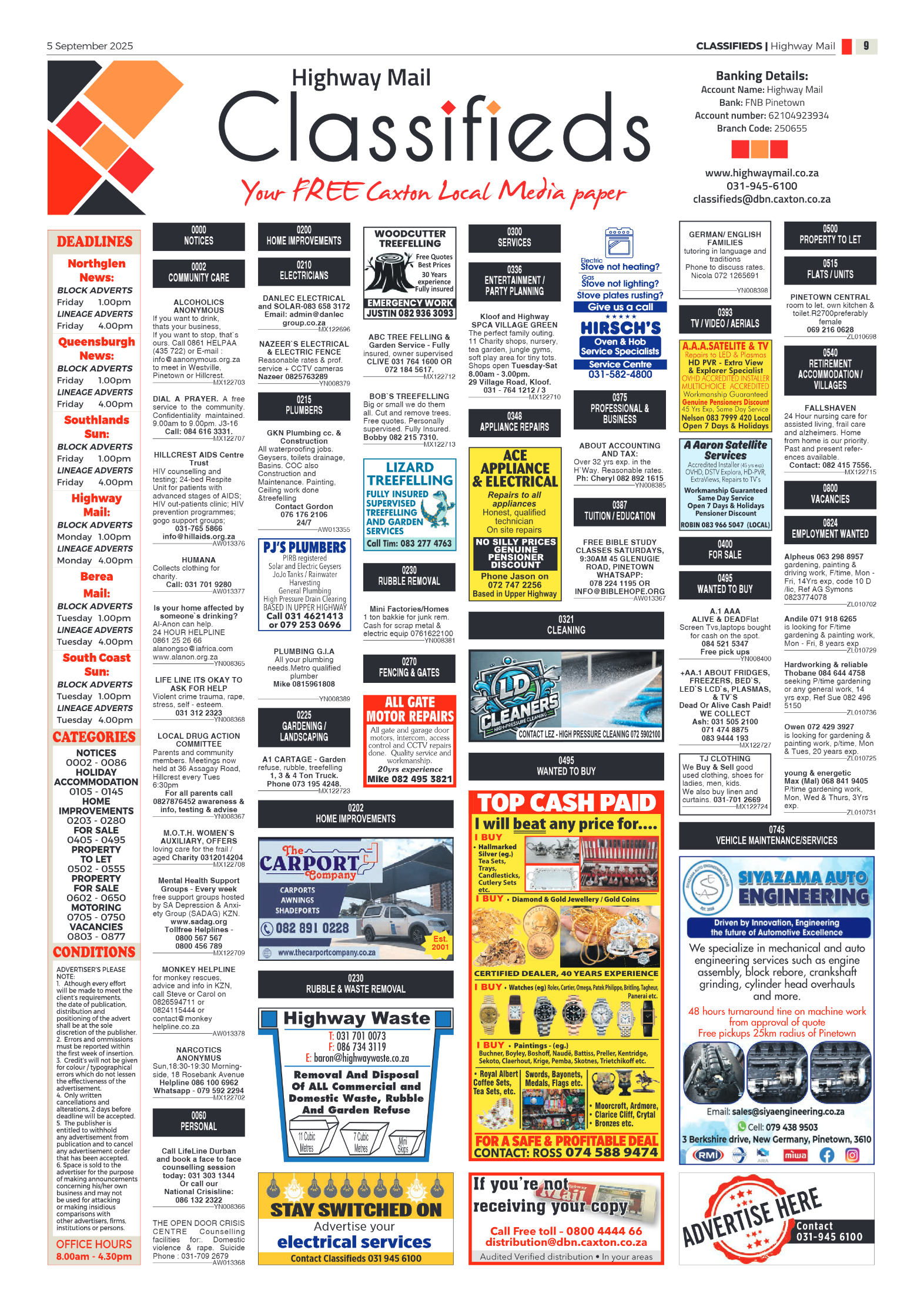 Highway Mail 05 September 2025 page 9