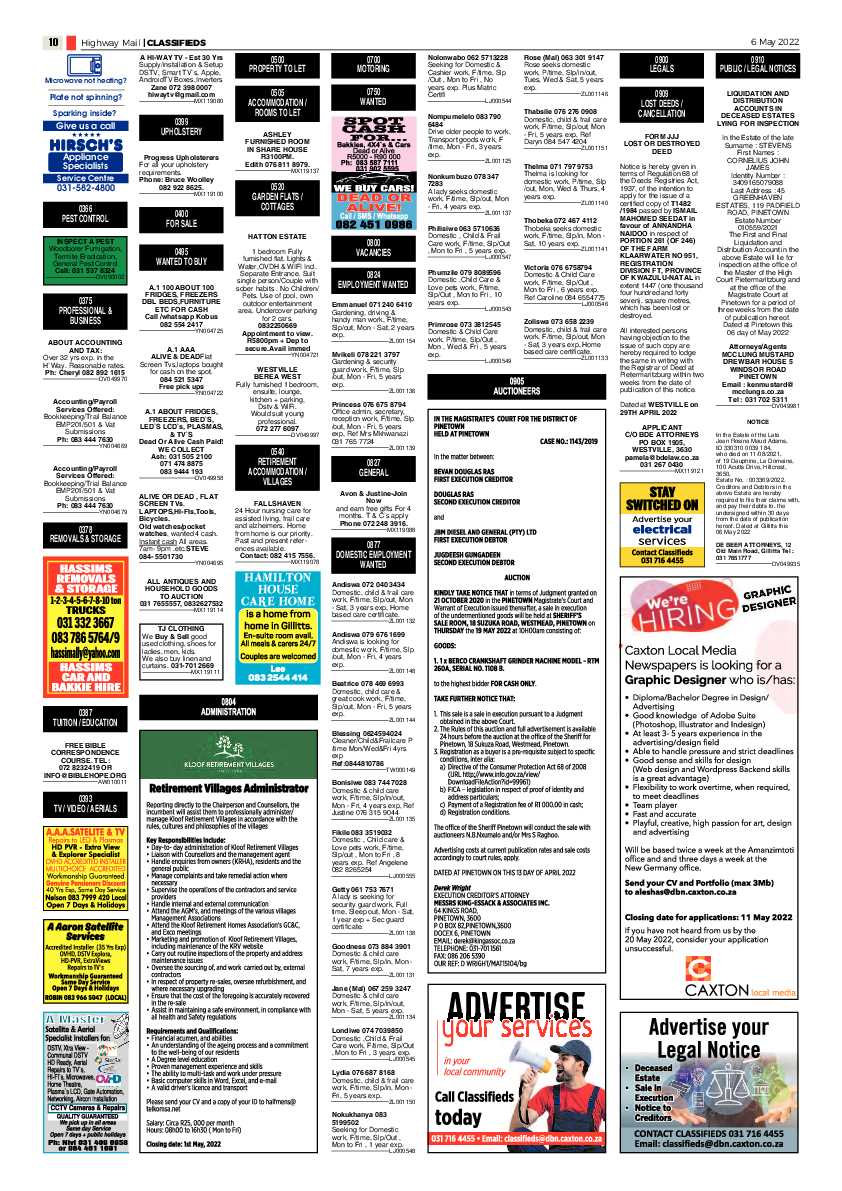 Highway Mail 6 May 2022 page 10