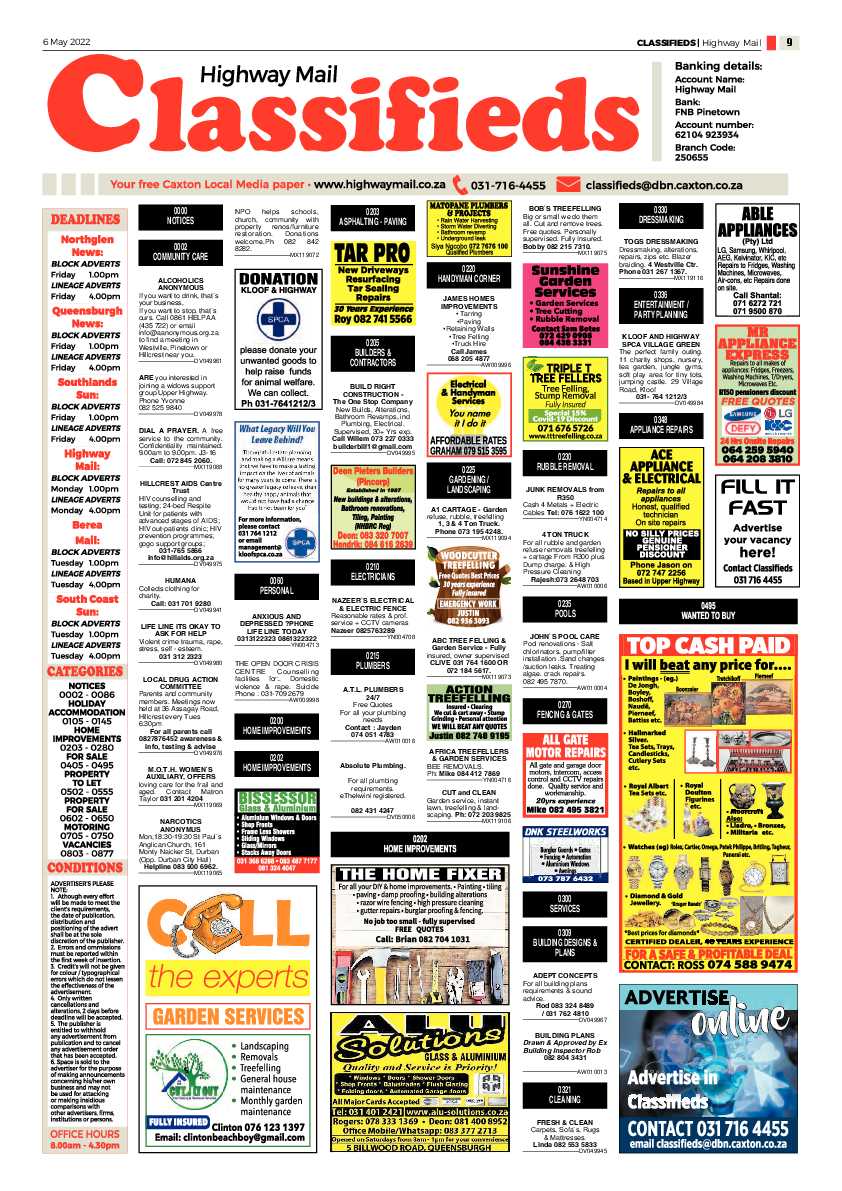 Highway Mail 6 May 2022 page 9