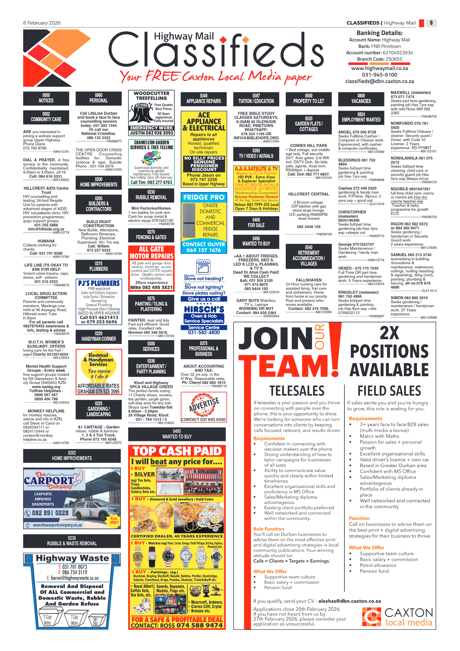 Highway Mail 06 February 2026 page 9