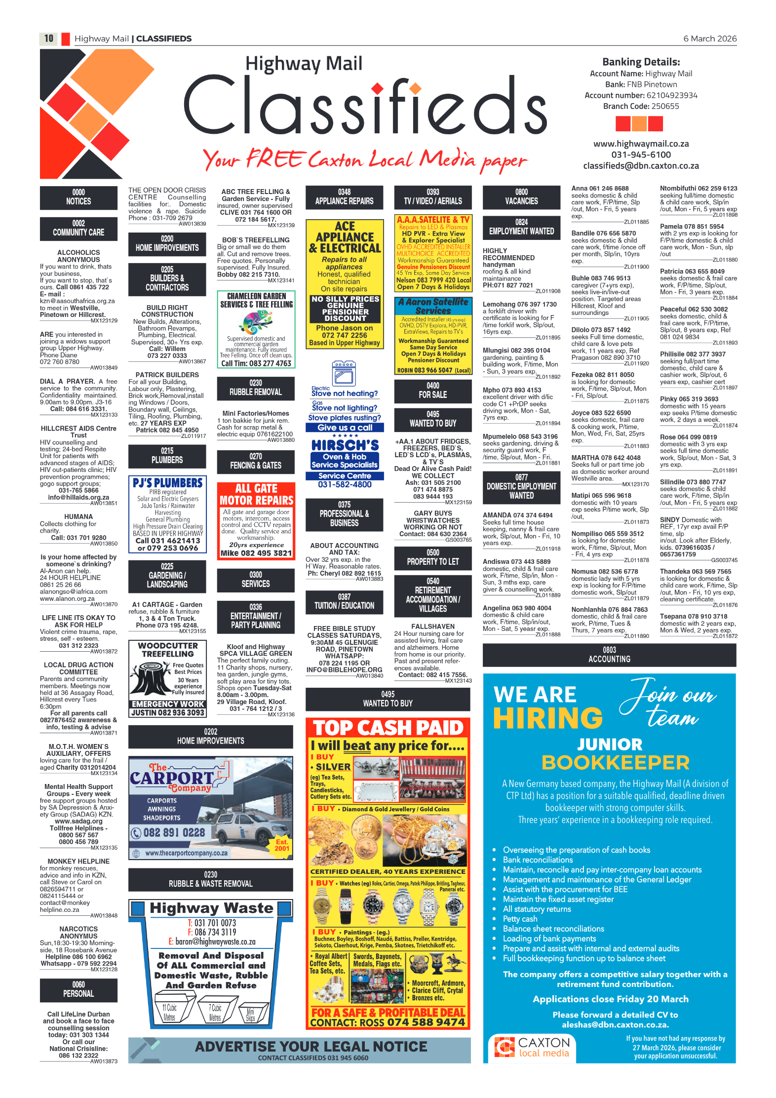 Highway Mail 06 March 2026 page 10