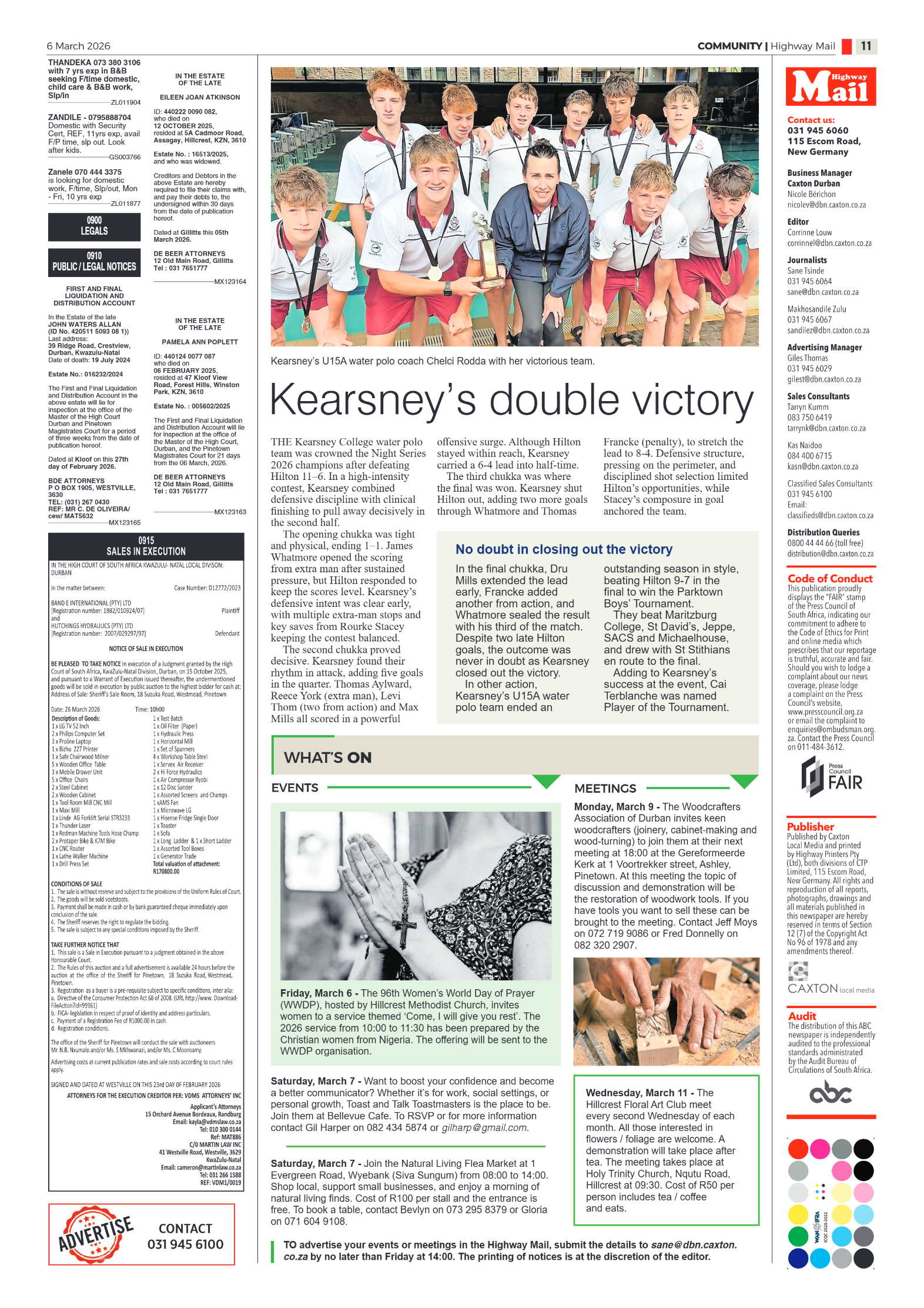 Highway Mail 06 March 2026 page 11