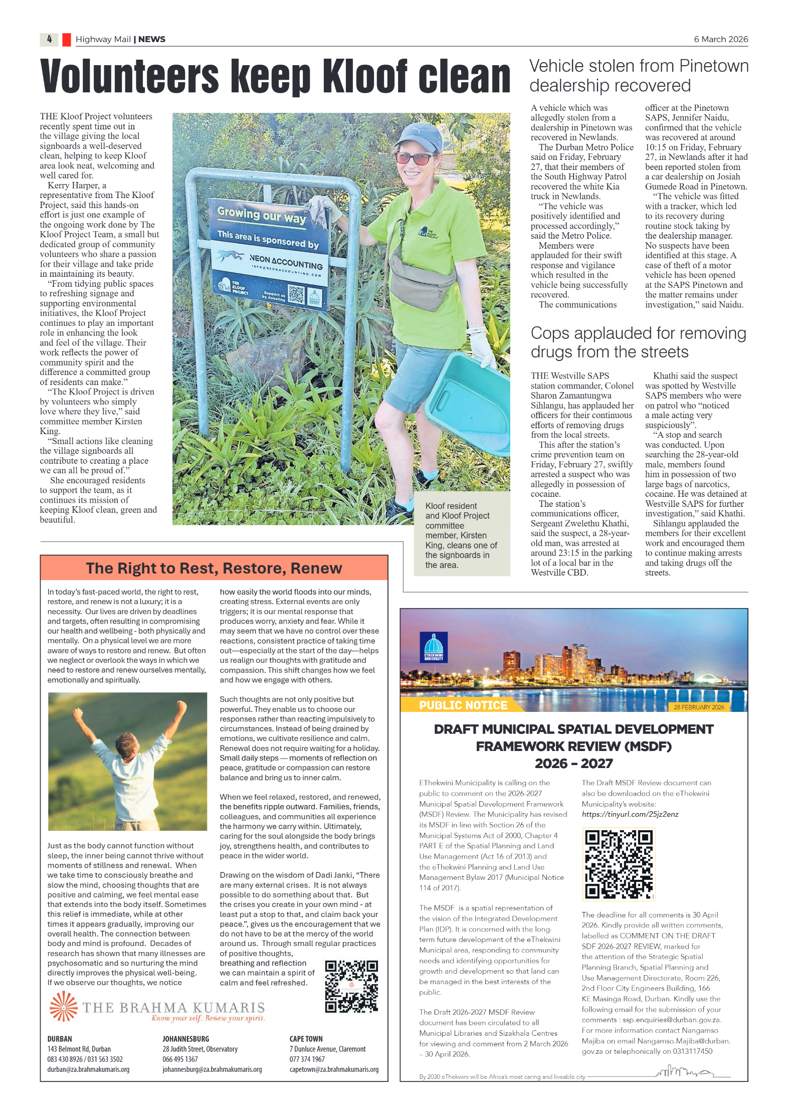 Highway Mail 06 March 2026 page 4