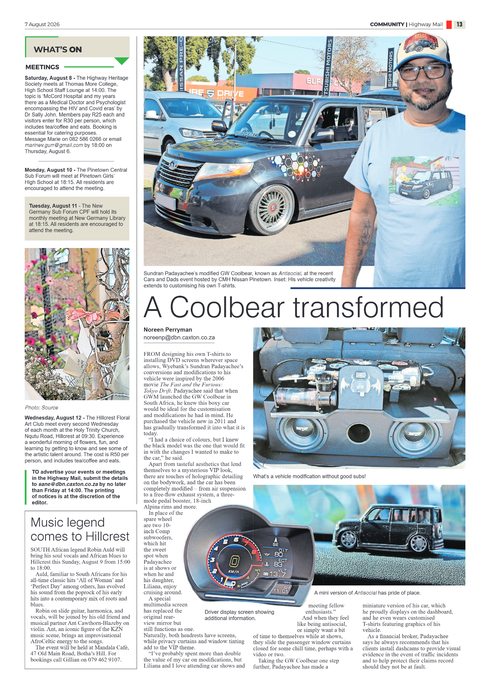 Highway Mail 07 August 2026 page 13