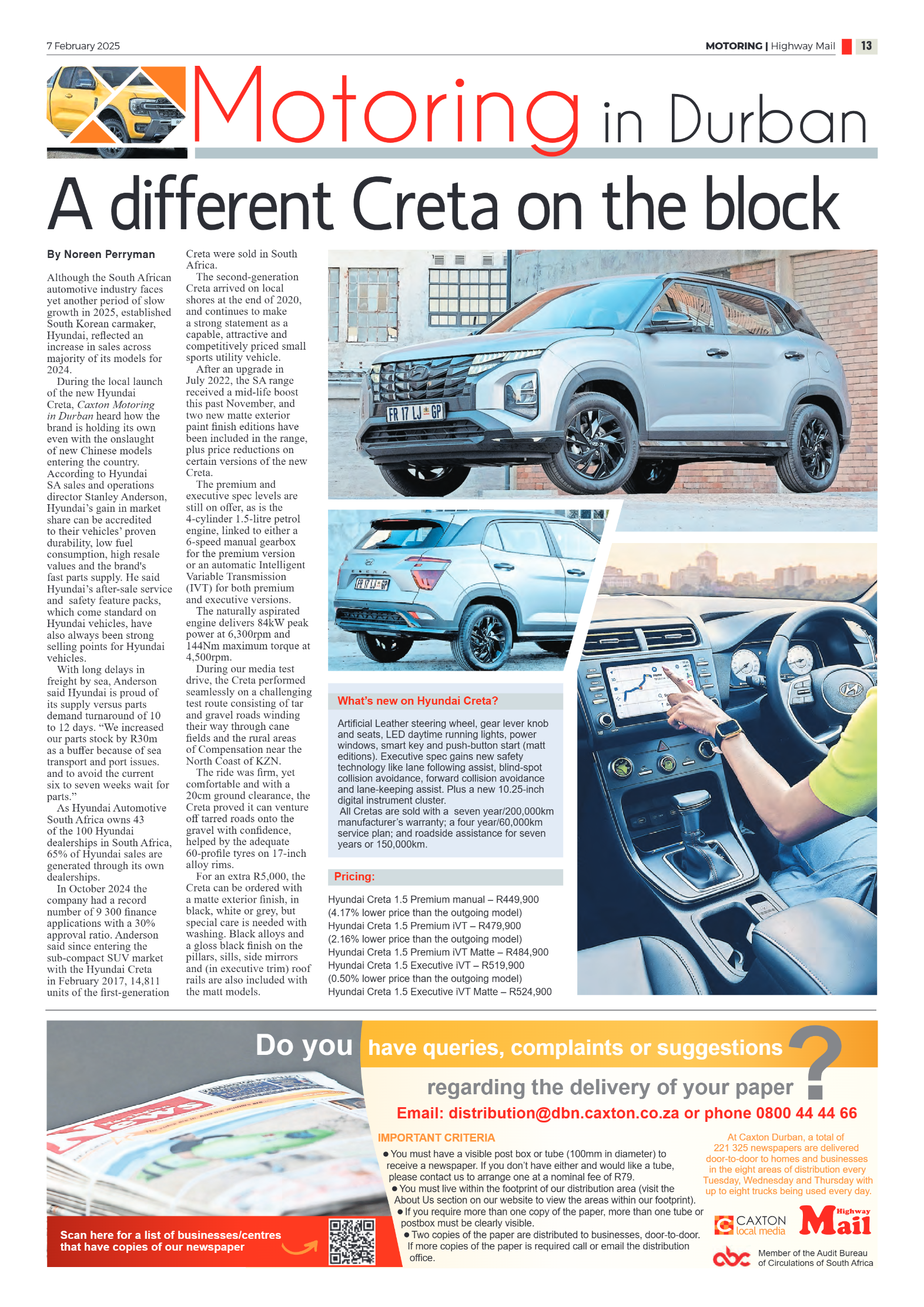 Highway Mail 07 February 2025 page 13