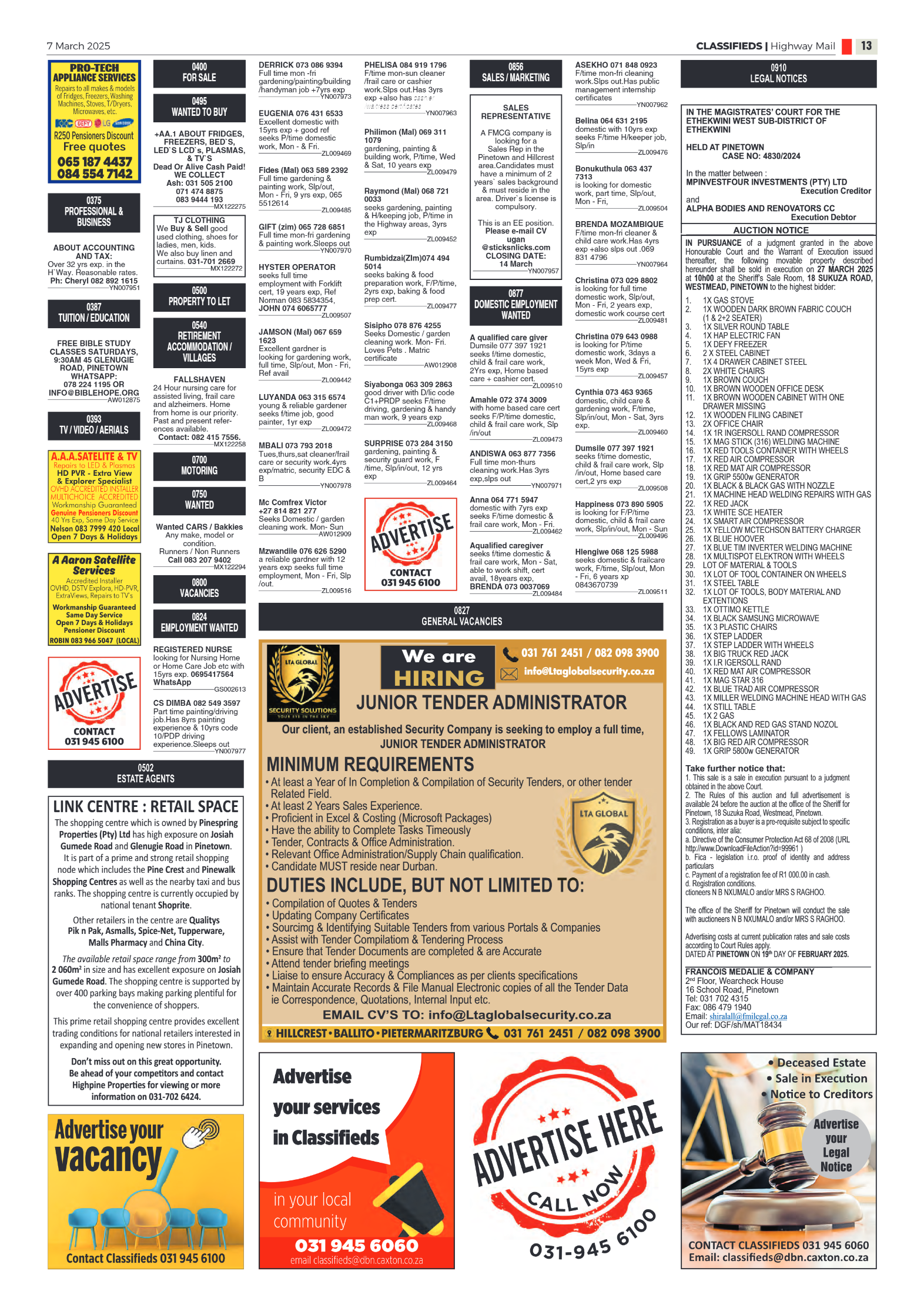 Highway Mail 07 March 2025 page 13