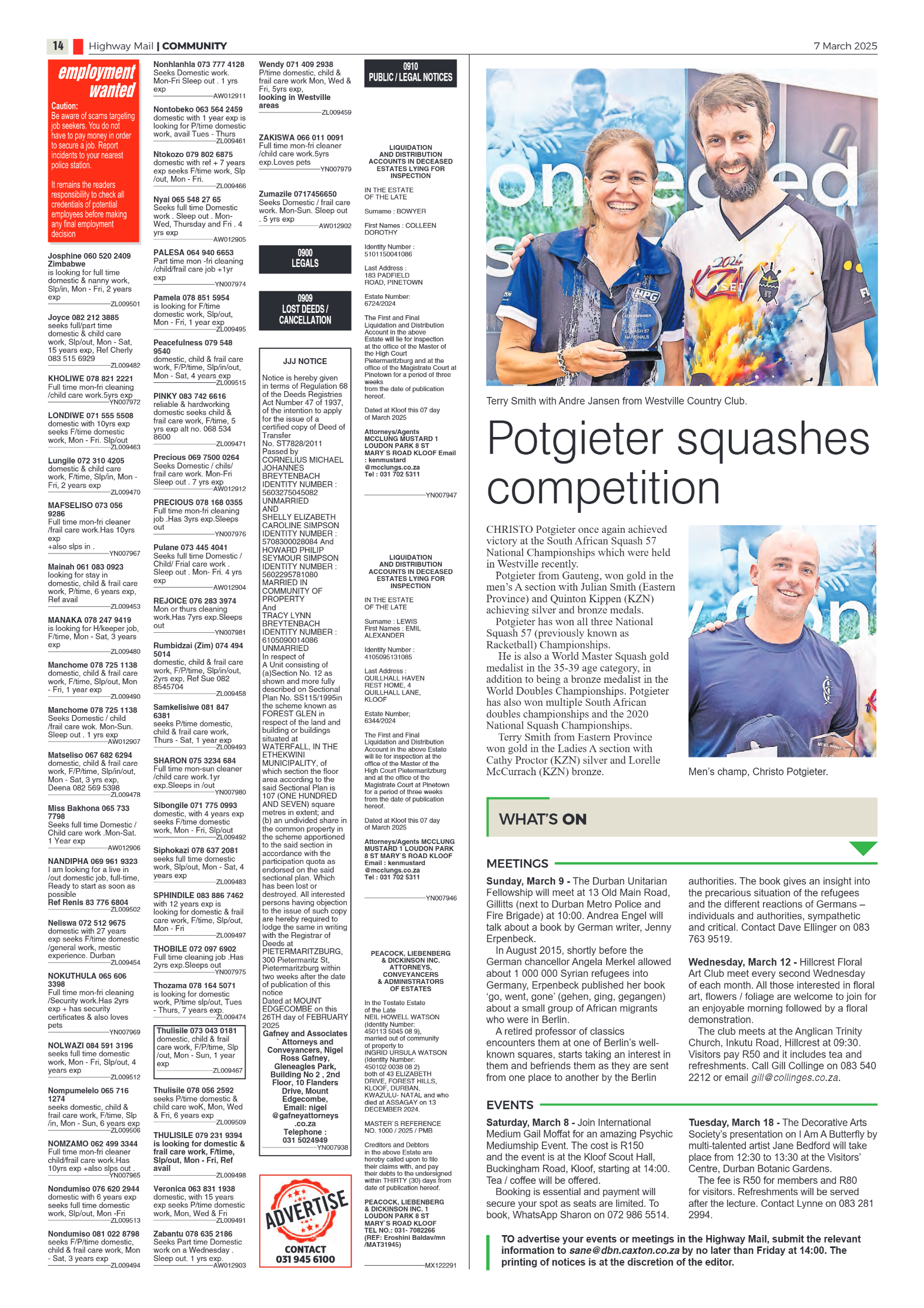 Highway Mail 07 March 2025 page 14