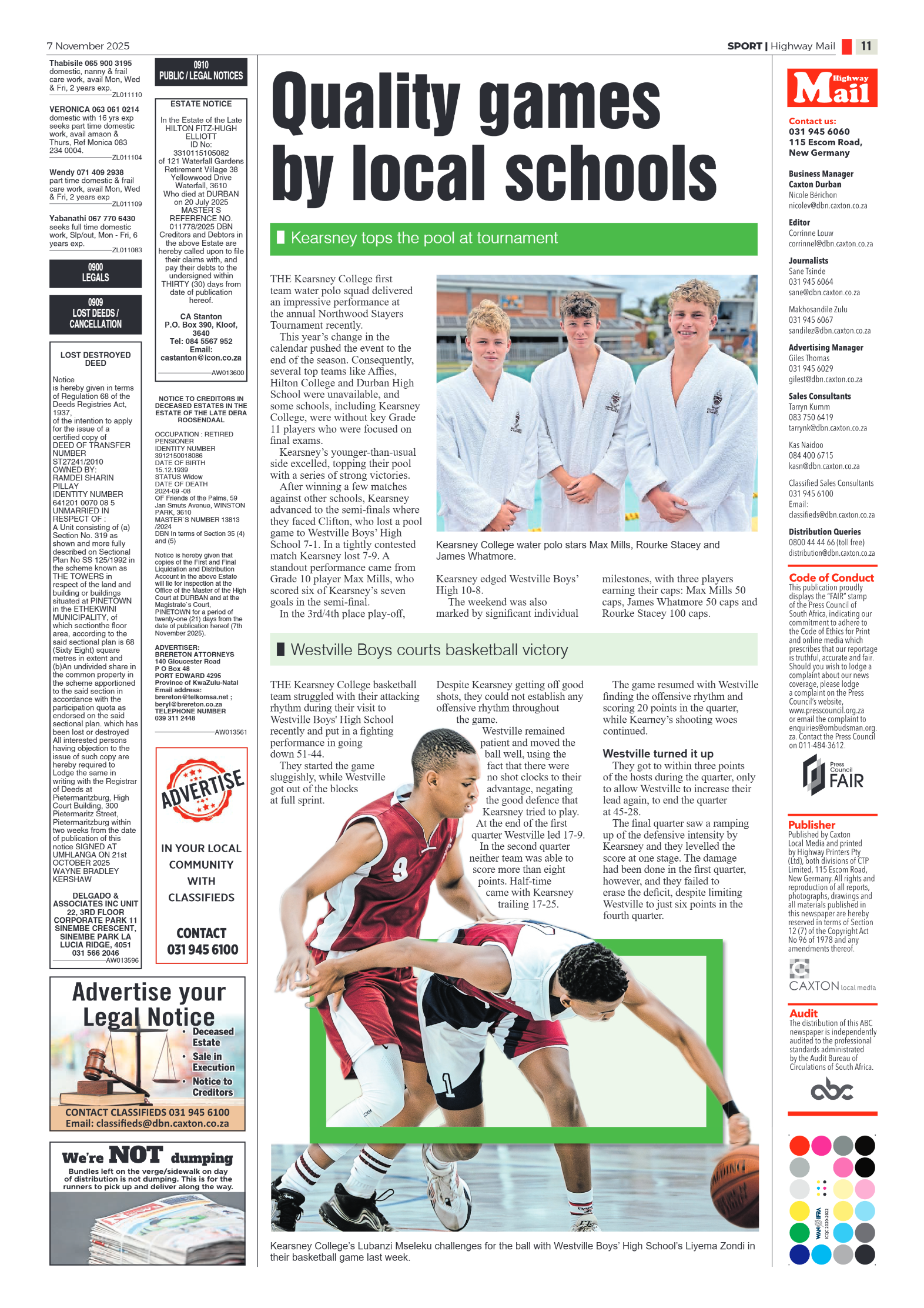Highway Mail 07 November 2025 page 11
