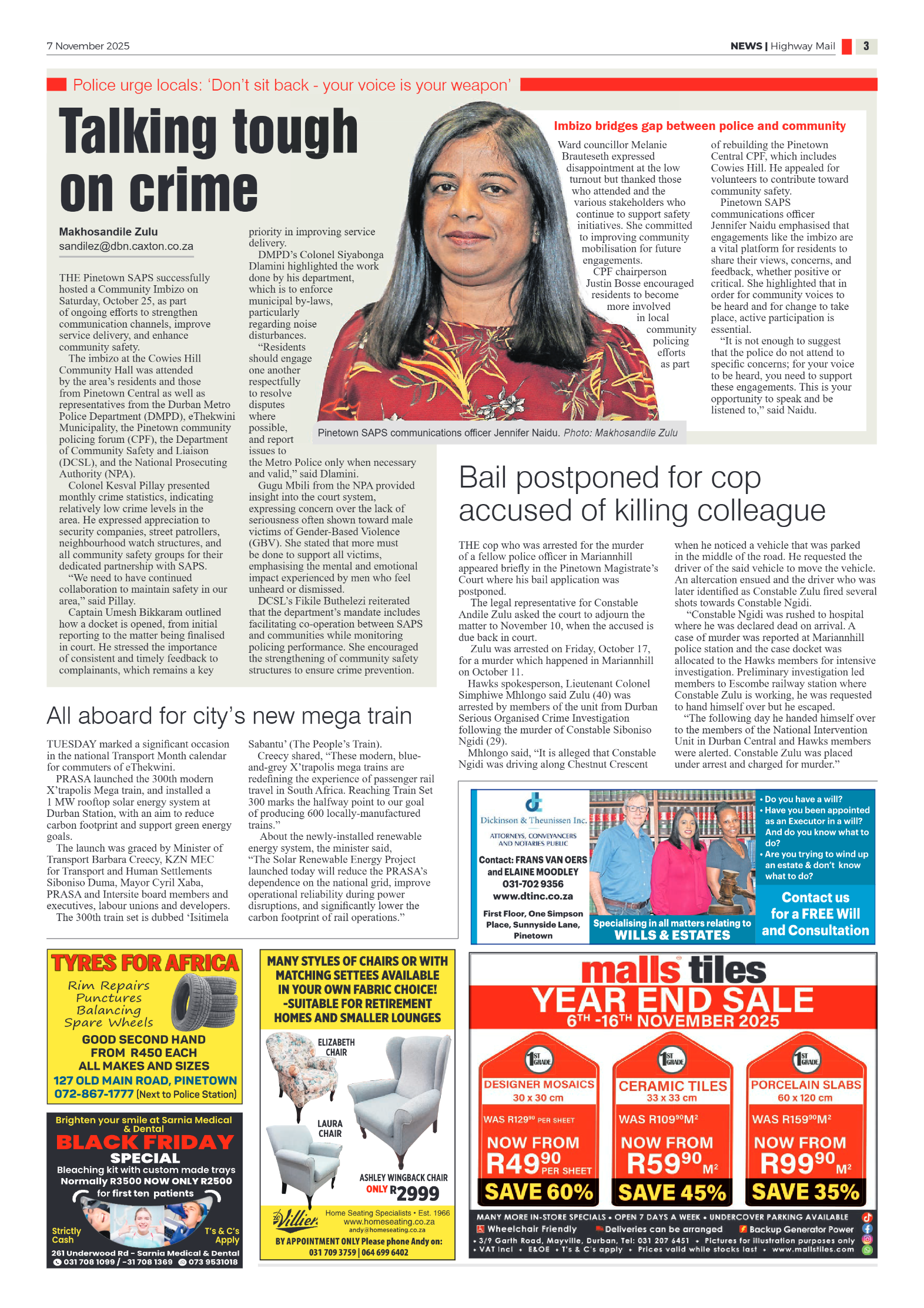 Highway Mail 07 November 2025 page 3