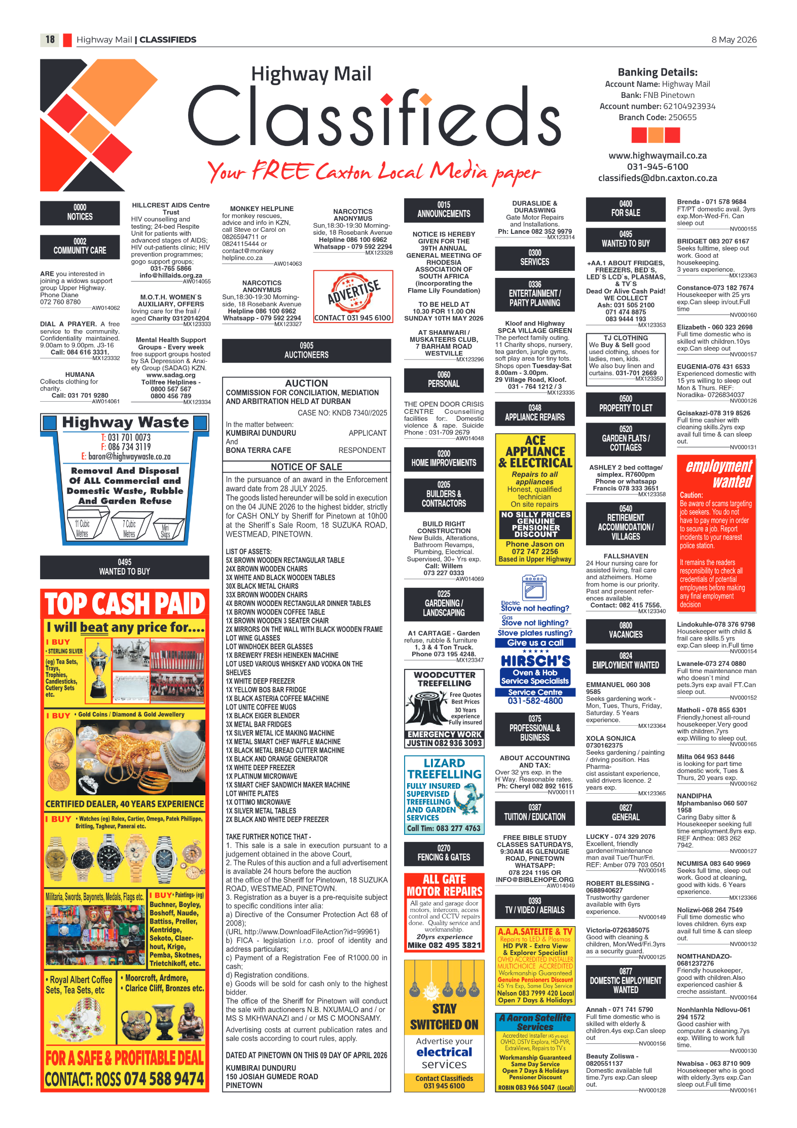 Highway Mail 08 May 2026 page 18